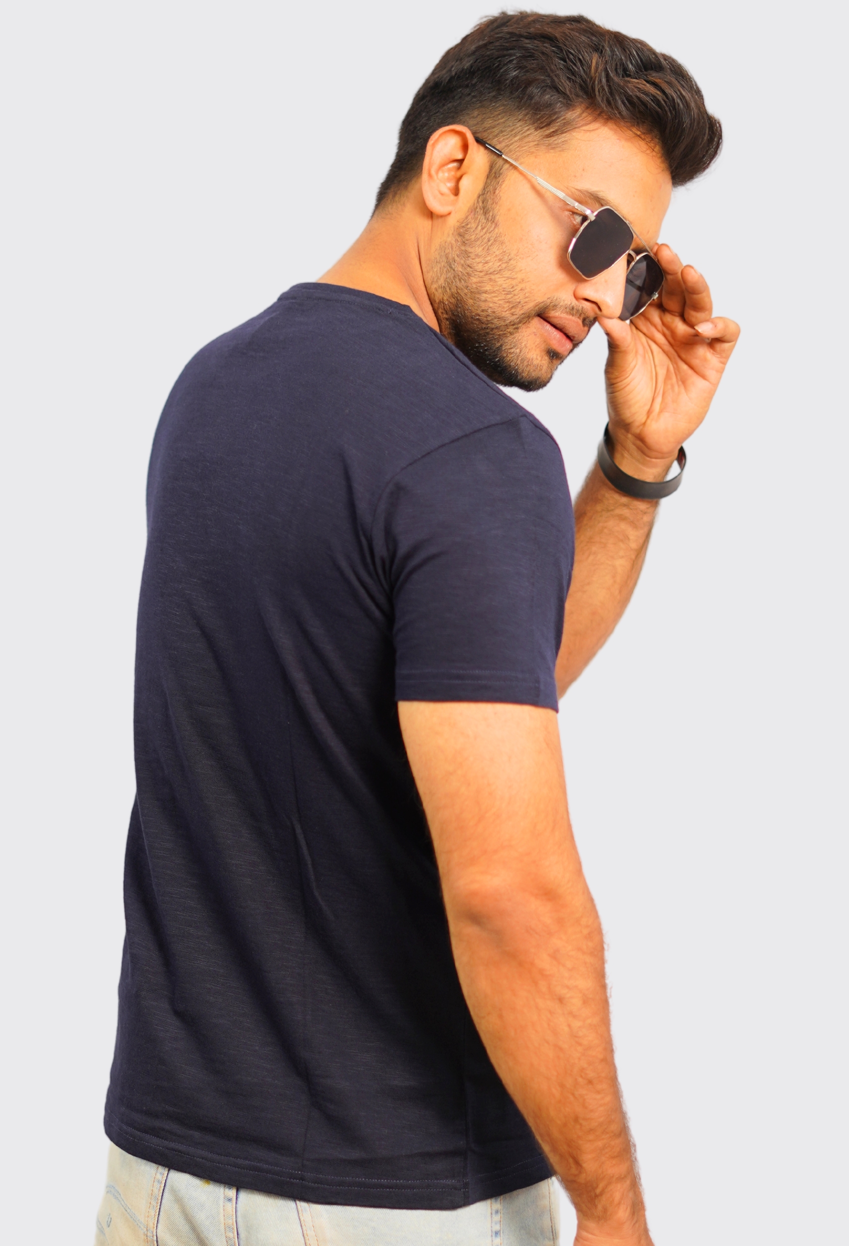 UNLOCK NAVY BLUE VINTAGE T-SHIRT