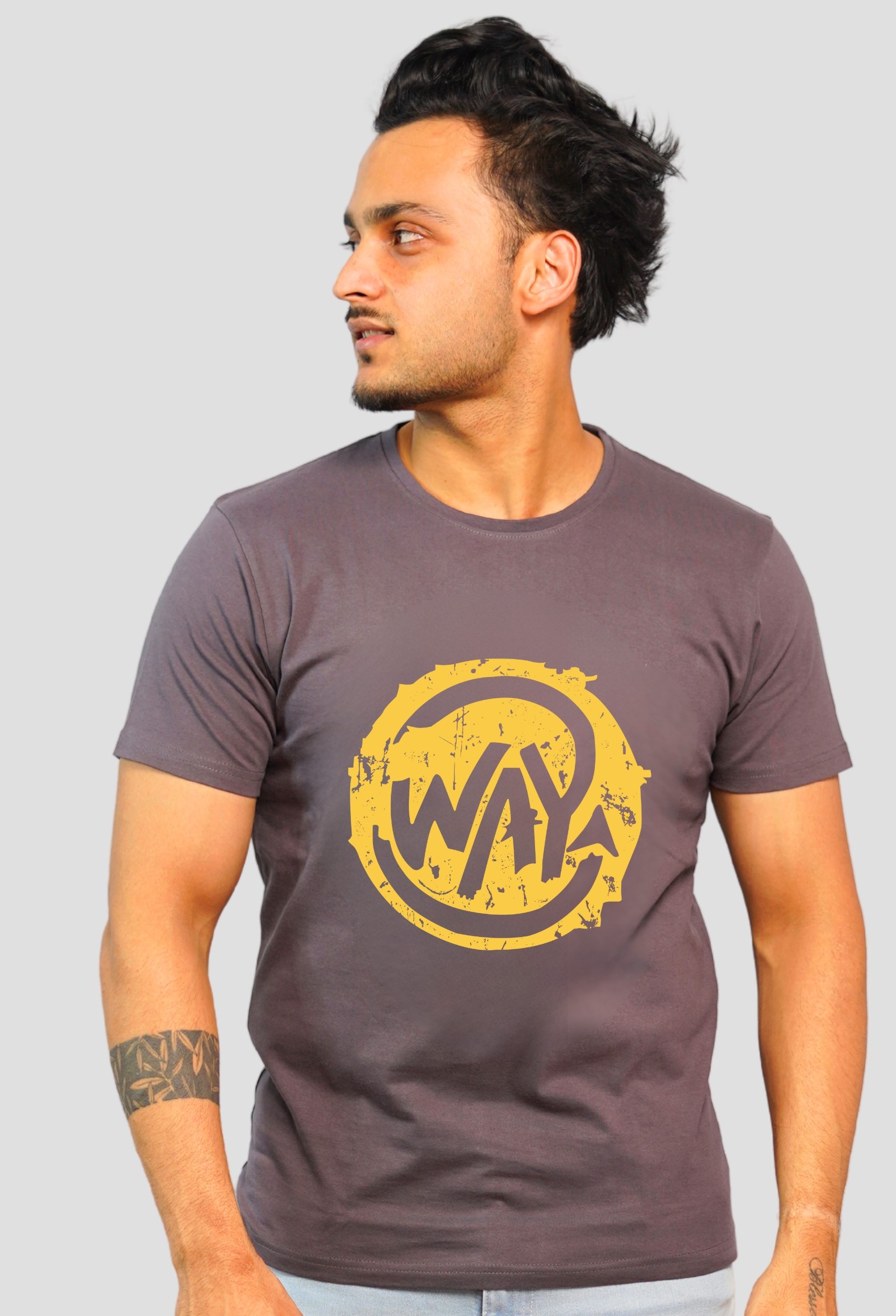 WAY STONE GREY CLASSIC T-SHIRT