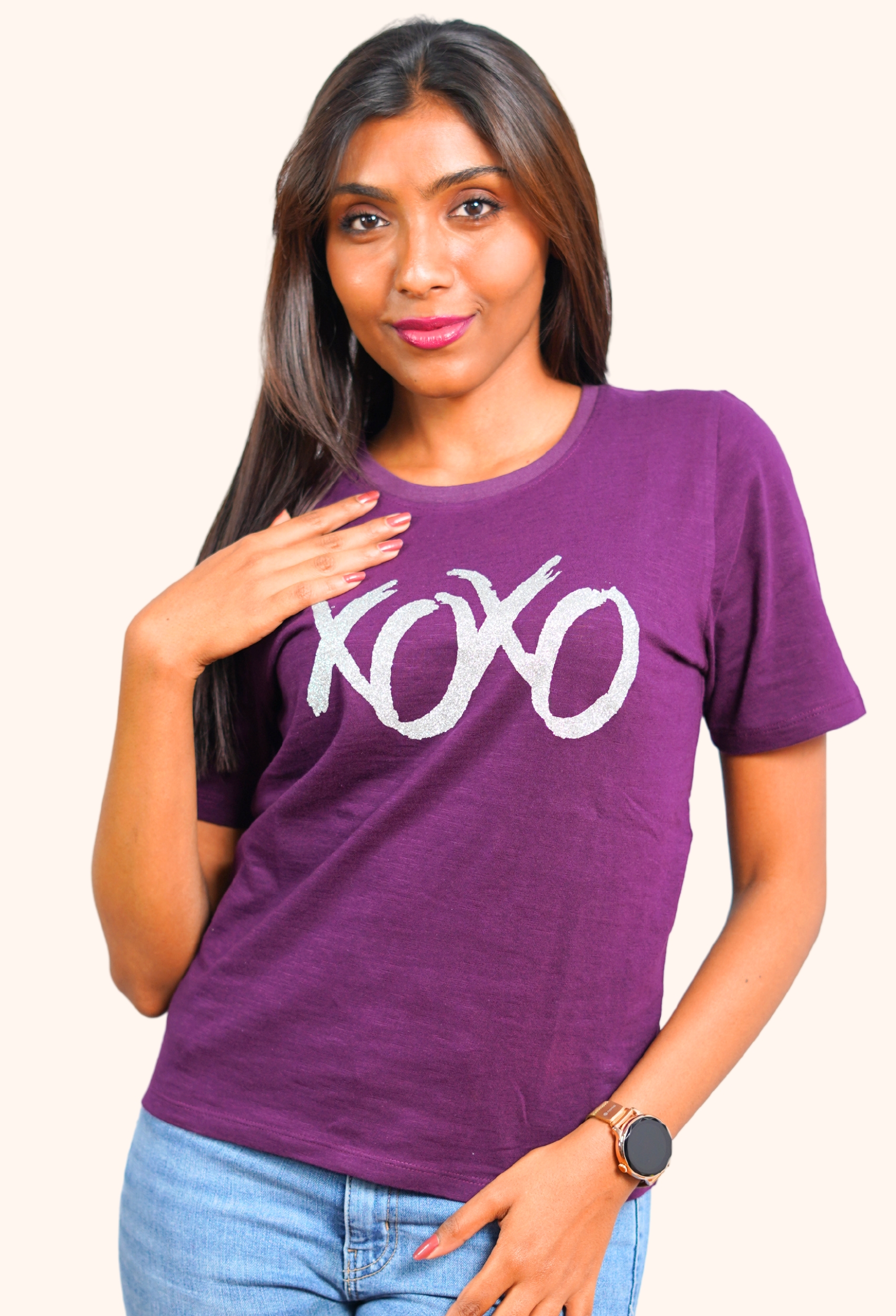 XOXO PLUM VINTAGE T-SHIRT
