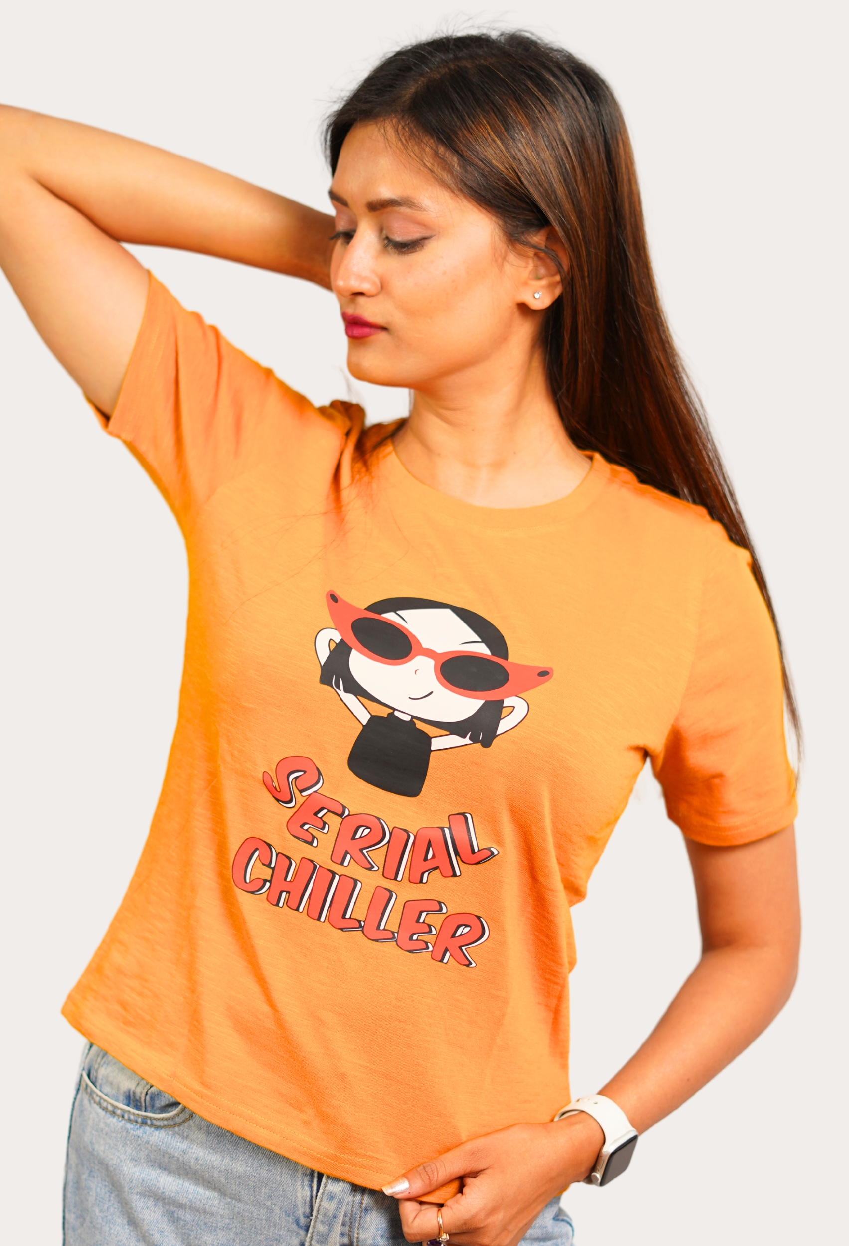 SERIAL CHILLER MUSTARD YELLOW VINTAGE T-SHIRT