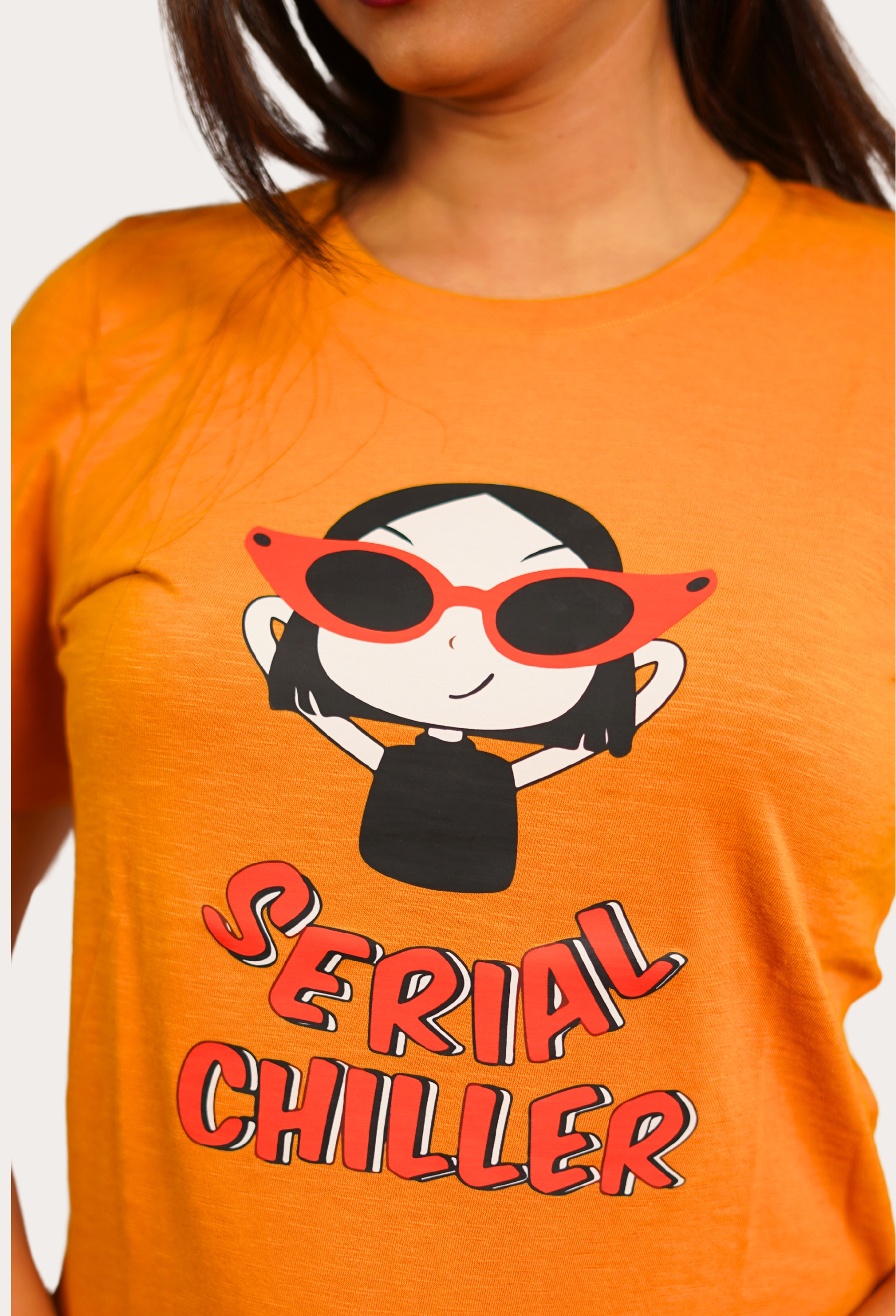 SERIAL CHILLER MUSTARD YELLOW VINTAGE T-SHIRT