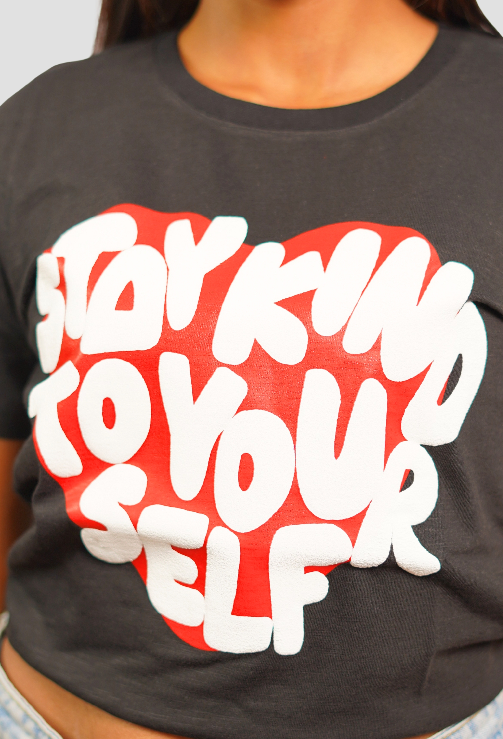 STAY KIND BLACK VINTAGE T-SHIRT