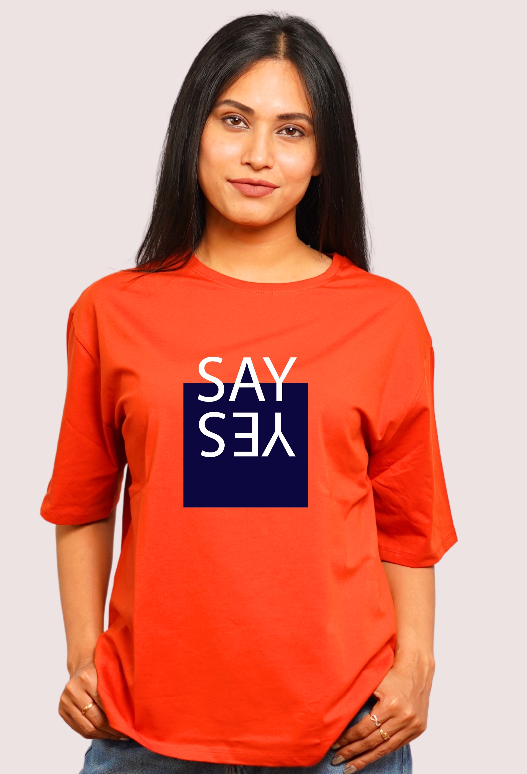 SAY YES BRICK LOOSE FIT T-SHIRT SAY YES BRICK LOOSE FIT T-SHIRT