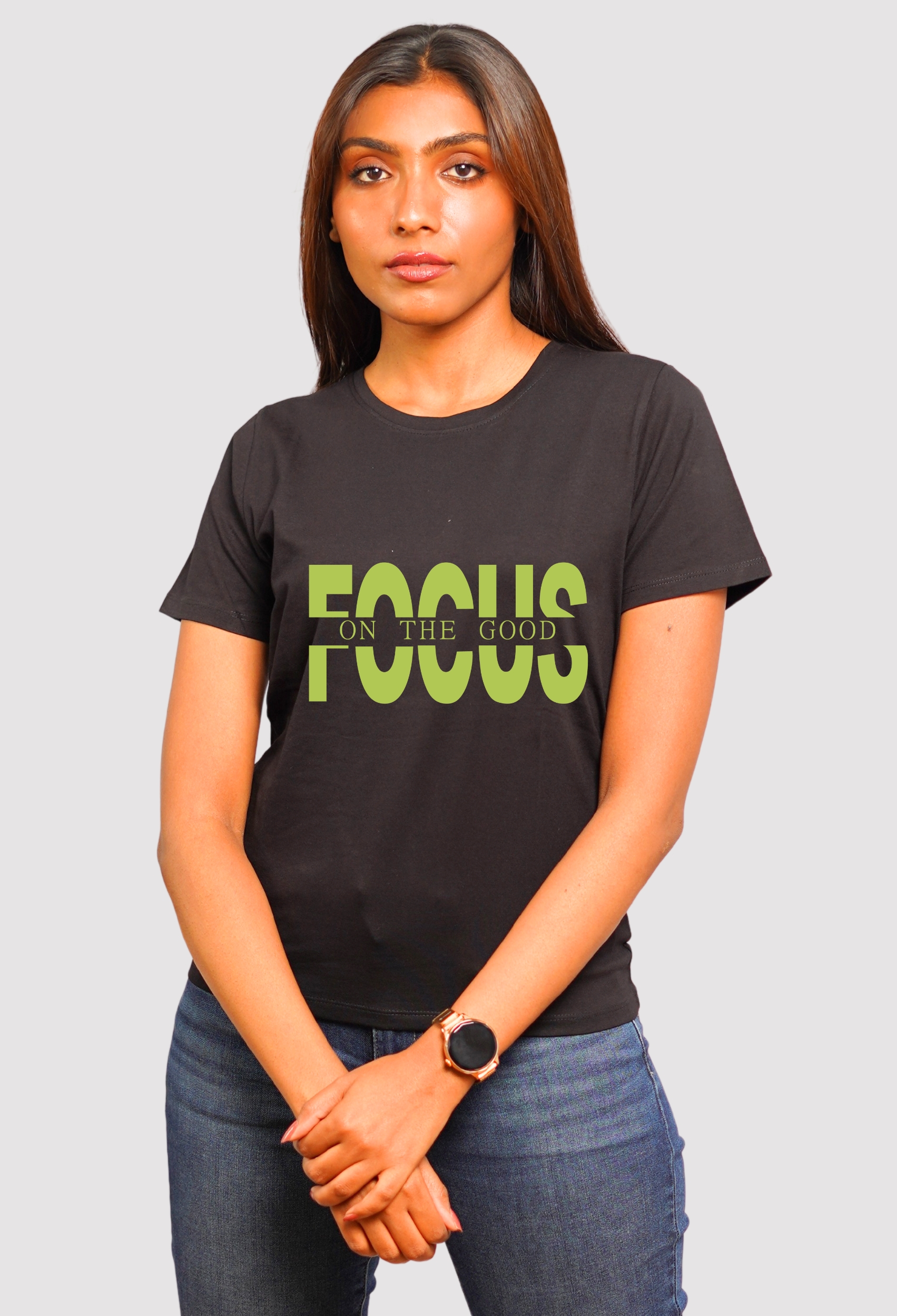 FOCUS ON THE GOOD PURE BLACK ELITE T-SHIRT