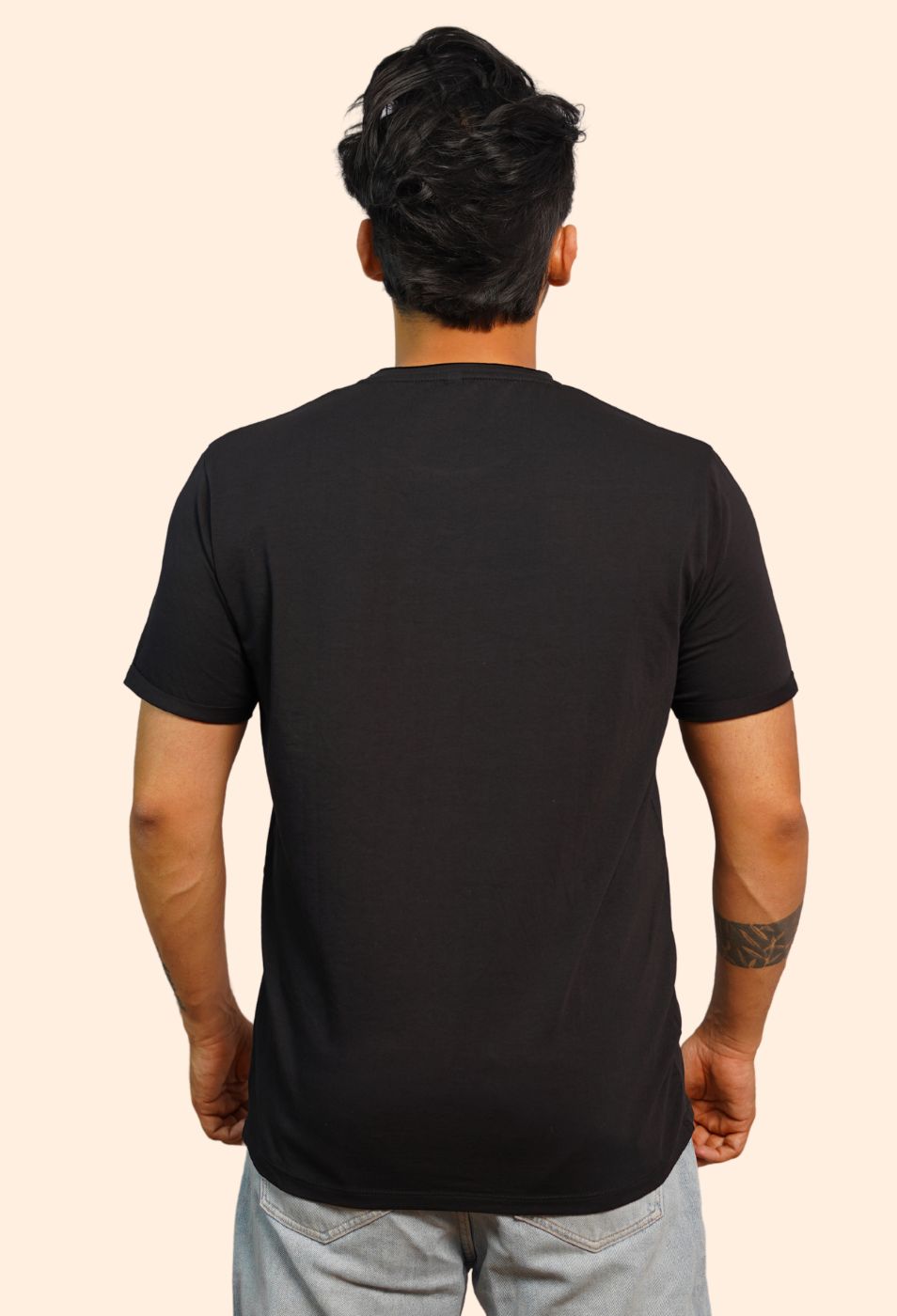 RIDER PURE BLACK CLASSIC T-SHIRT