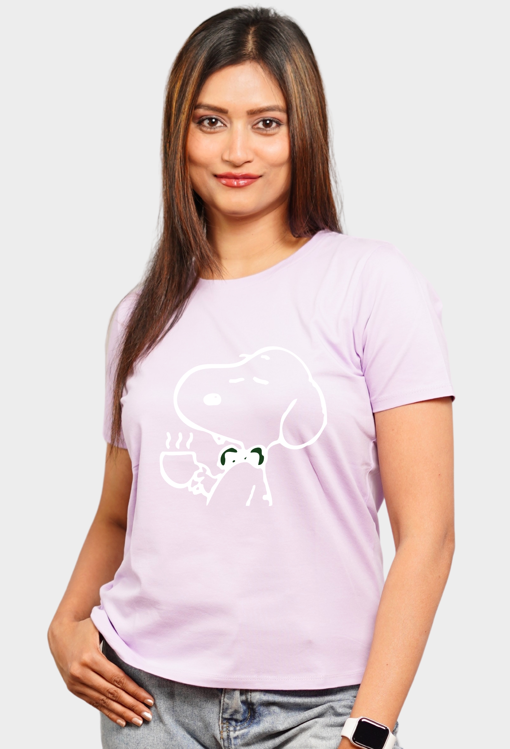 SNOOPY LILAC ELITE T-SHIRT SNOOPY LILAC ELITE T-SHIRT