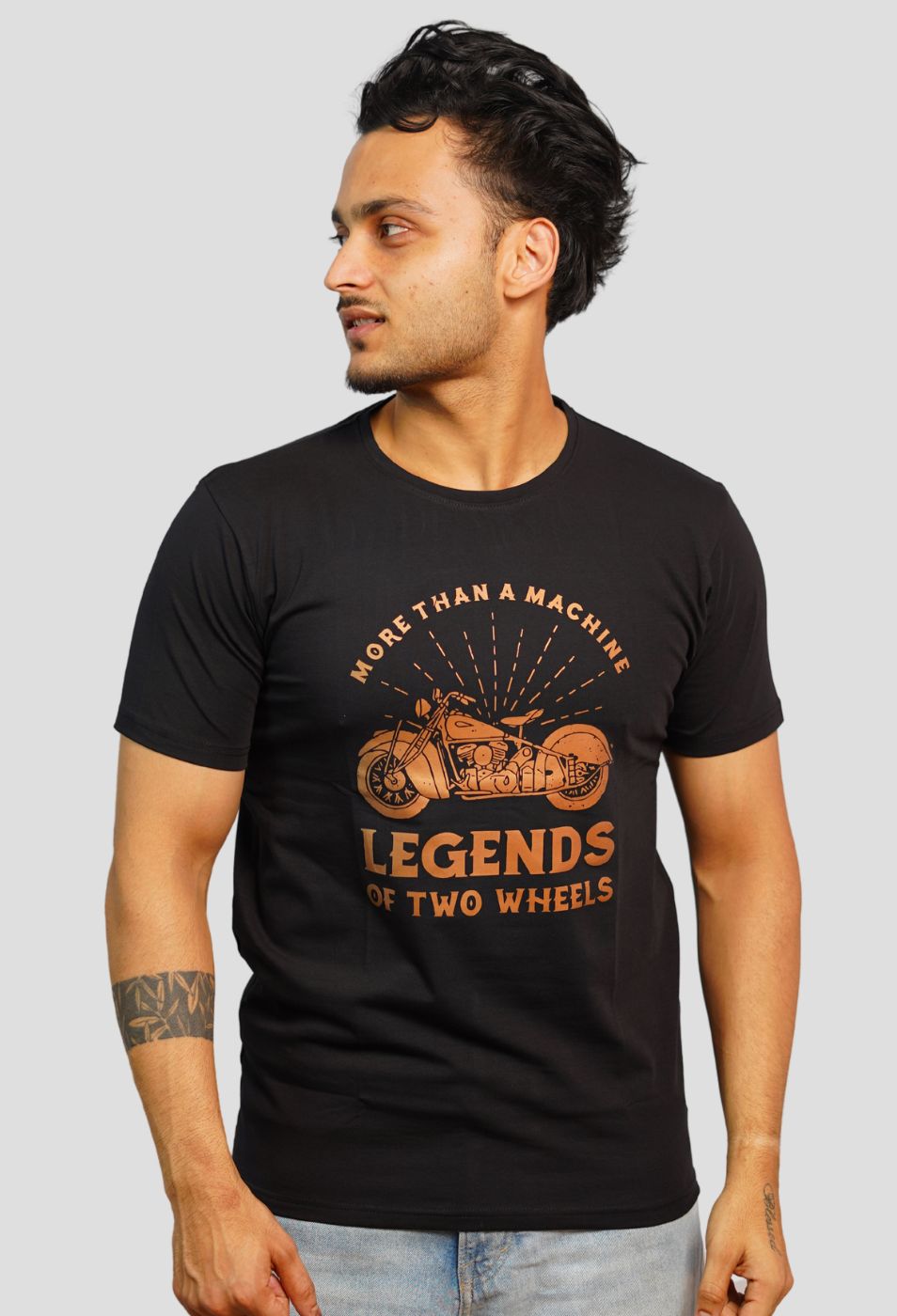 LEGENDS COPPER SHIMMER PURE BLACK ELITE T-SHIRT