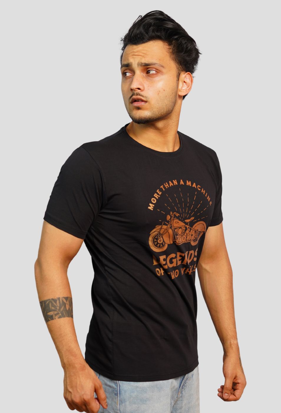 LEGENDS COPPER SHIMMER PURE BLACK ELITE T-SHIRT