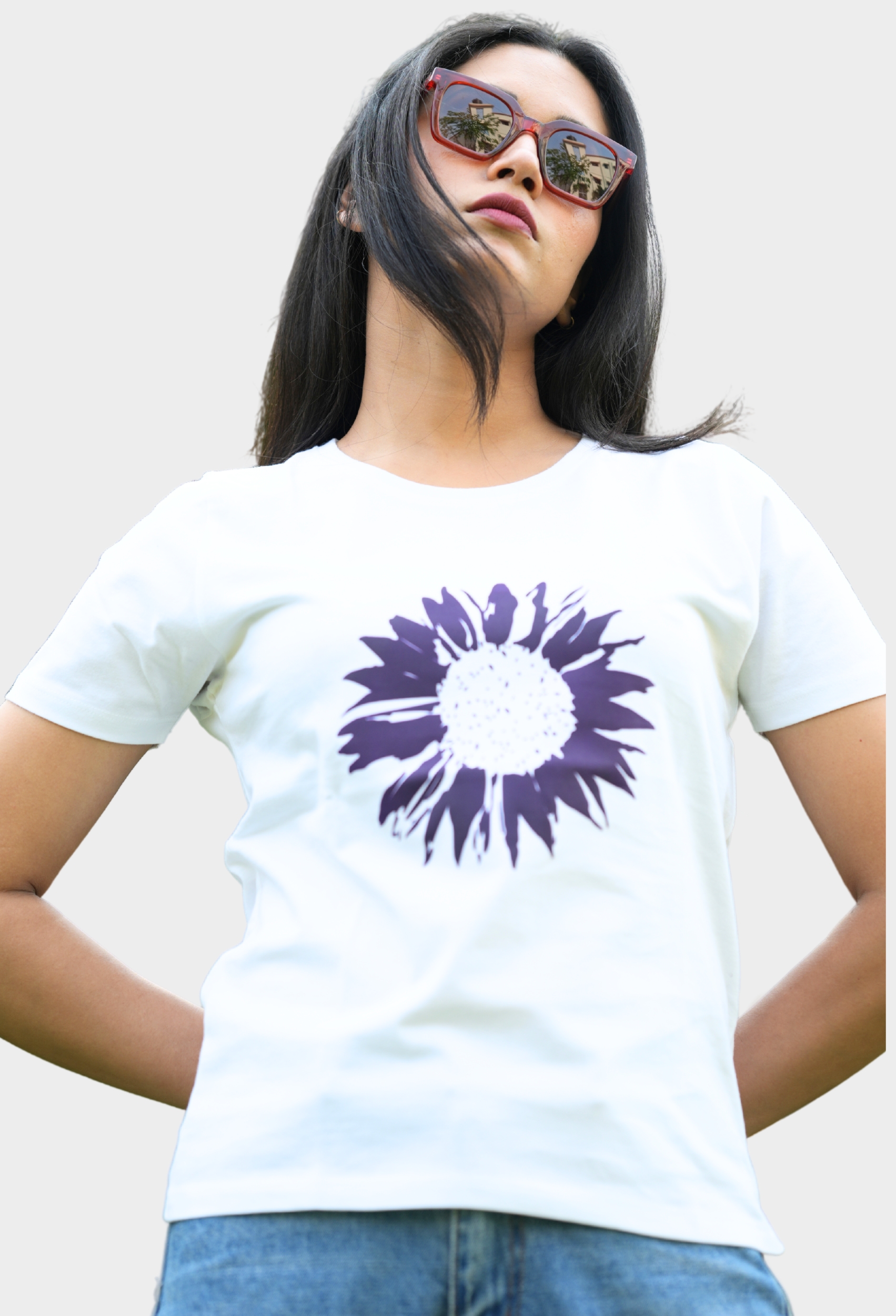 PURPLE SUNFLOWER CLASSIC T-SHIRT