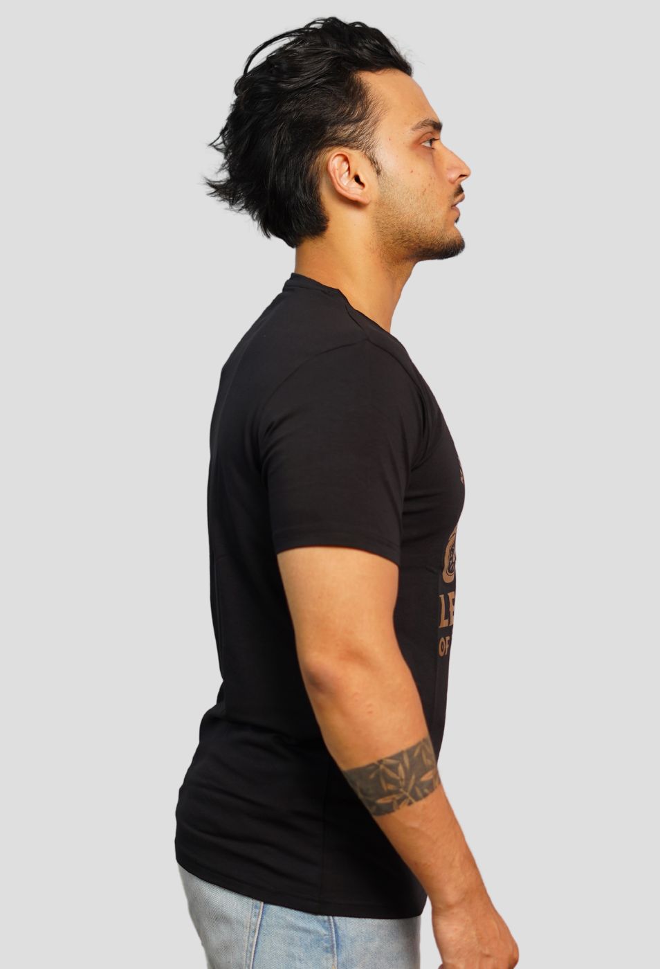 LEGENDS COPPER SHIMMER PURE BLACK ELITE T-SHIRT