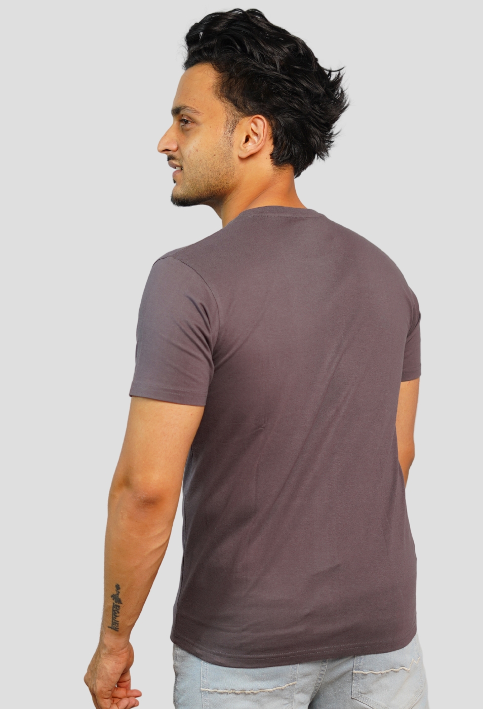STONE GREY CLASSIC PLAIN T-SHIRTS