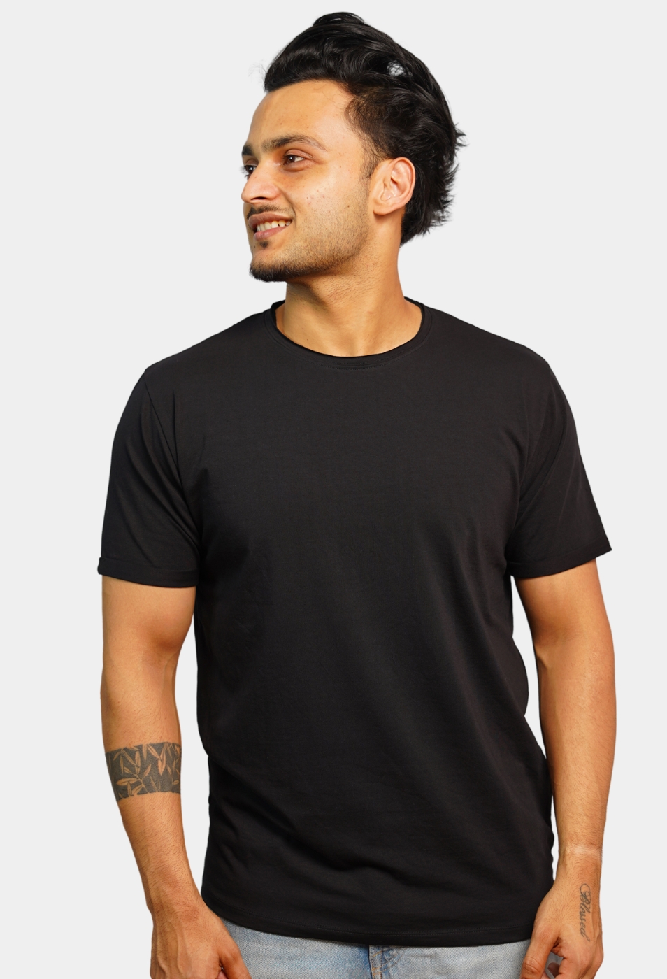 PURE BLACK CLASSIC T-SHIRT PURE BLACK CLASSIC T-SHIRT