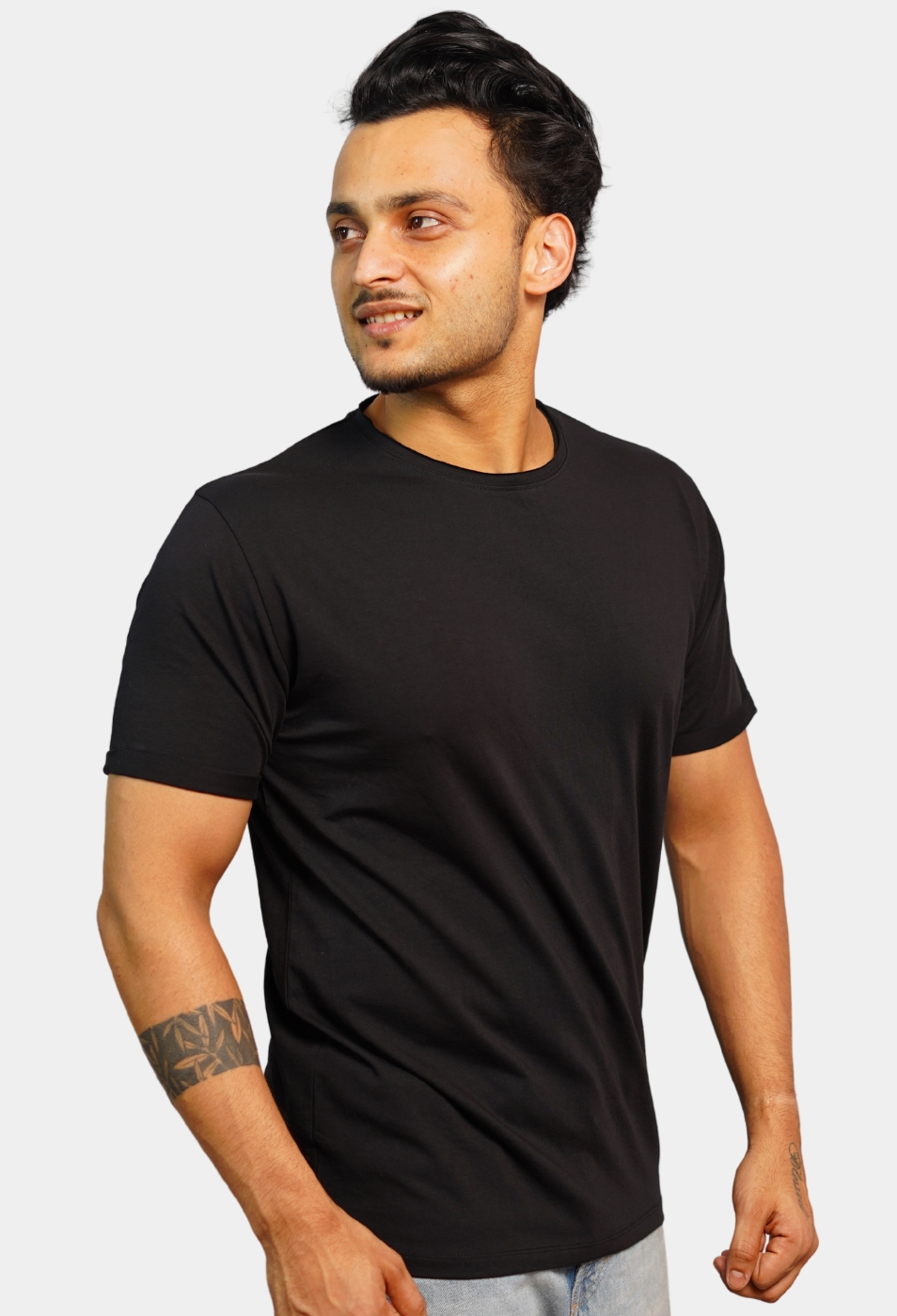 PURE BLACK CLASSIC T-SHIRT PURE BLACK CLASSIC T-SHIRT