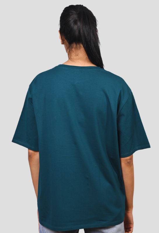 BROOKLYN TEAL GREEN LOOSE FIT T-SHIRT BROOKLYN TEAL GREEN LOOSE FIT T-SHIRT