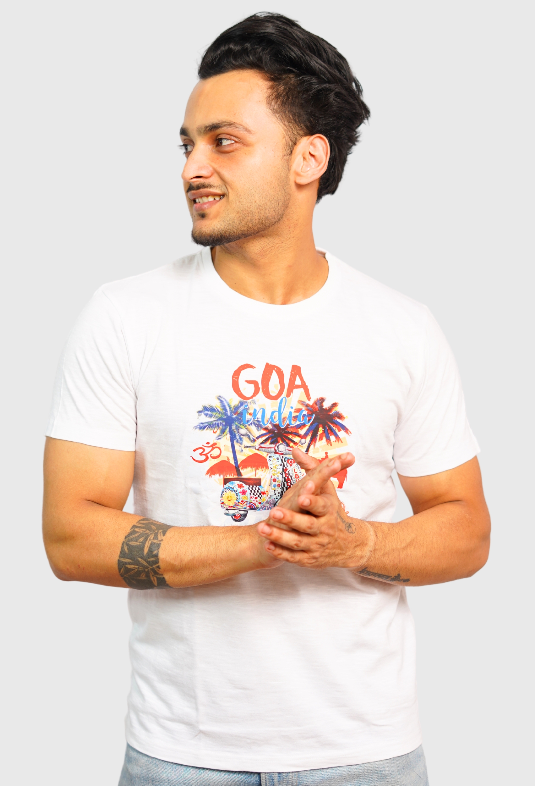 GOA INDIA SNOW WHITE VINTAGE T-SHIRT GOA INDIA SNOW WHITE VINTAGE T-SHIRT