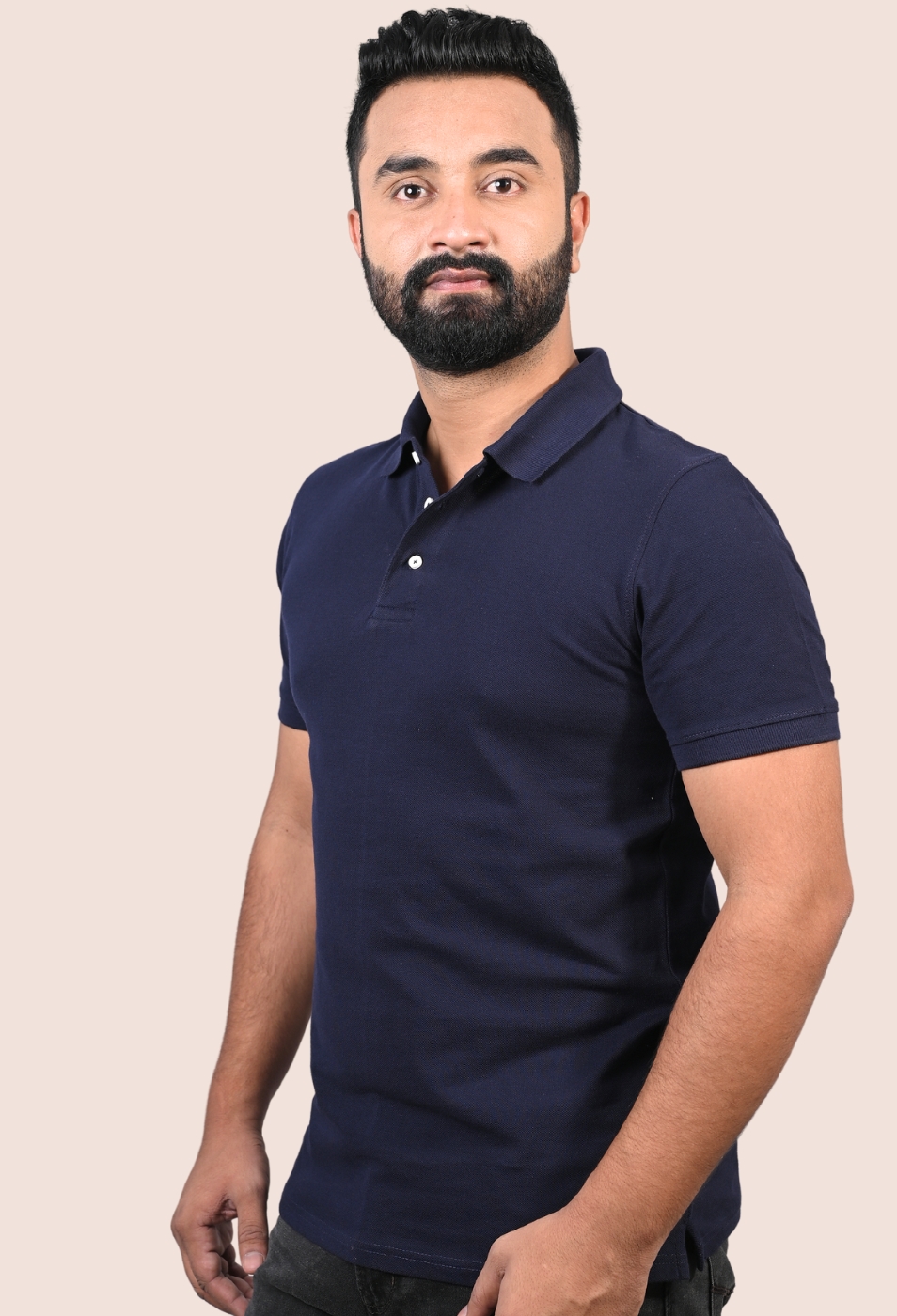 BLUE POLO T-SHIRT