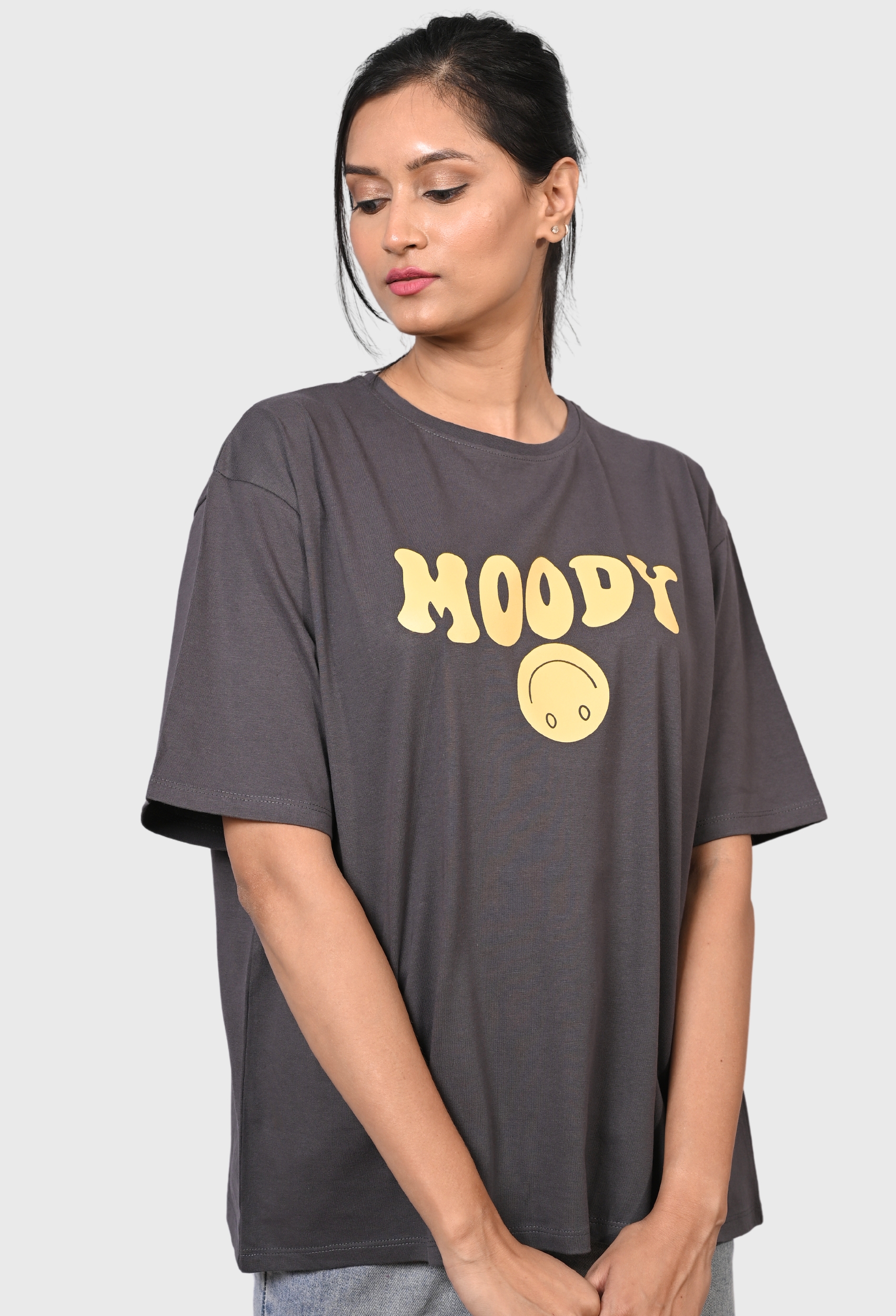 MOODY STONE GREY BAGGY T-SHIRT MOODY STONE GREY BAGGY T-SHIRT