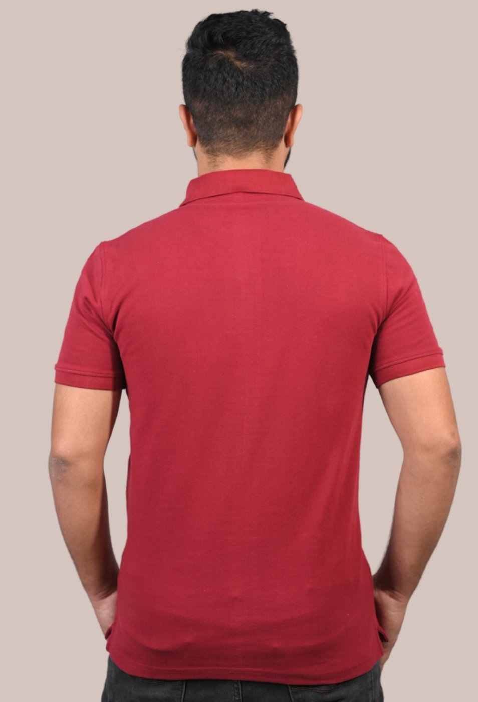 MAROON POLO T-SHIRT