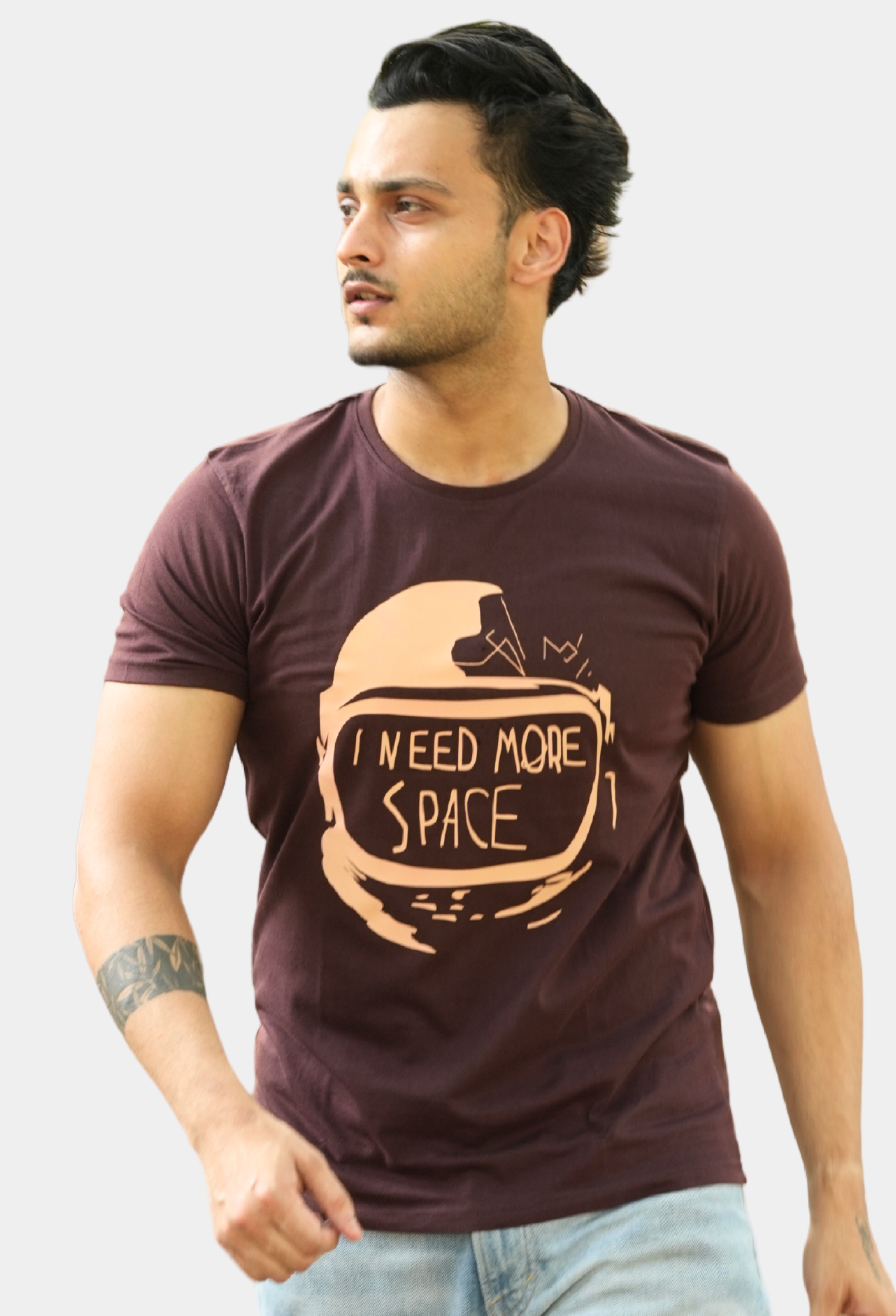 I NEED MORE SPACE DARK CHOCOLATE CLASSIC T-SHIRT