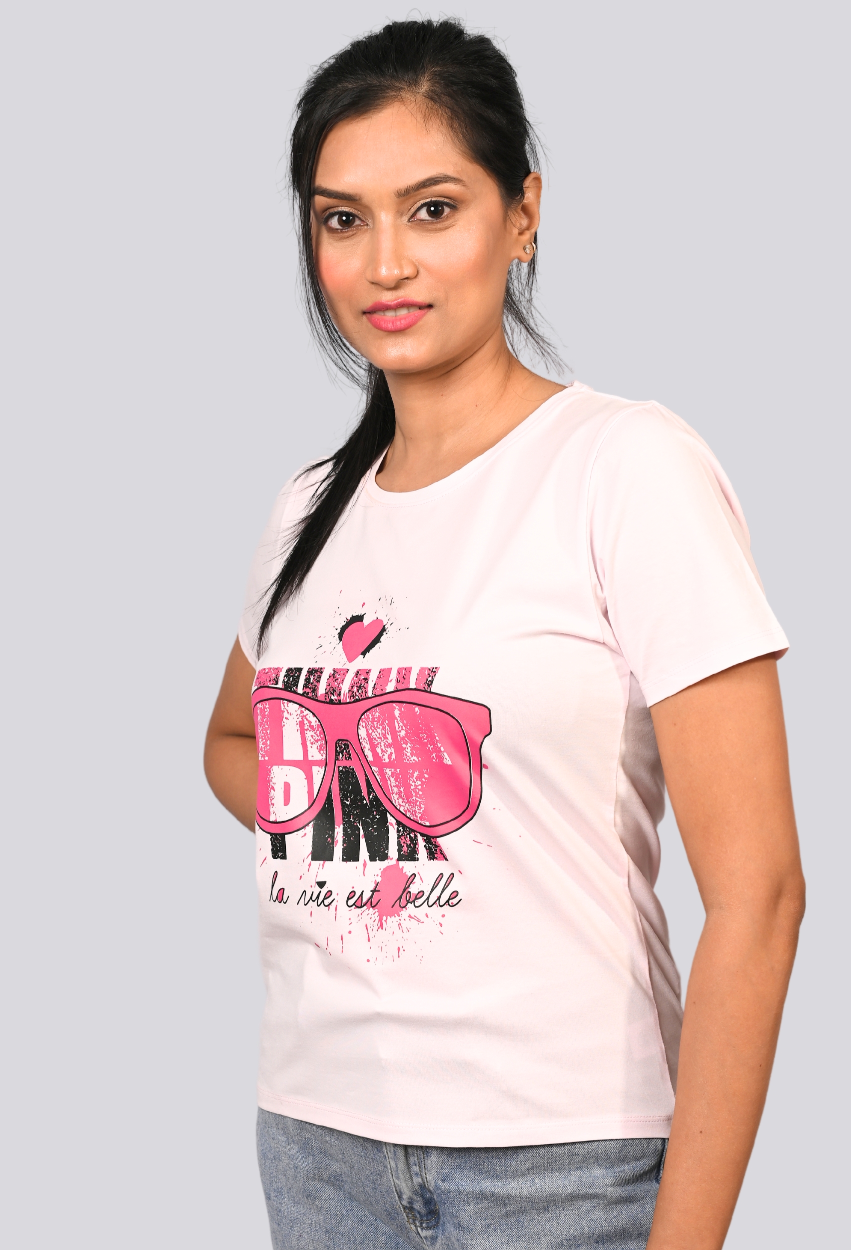 'THINK PINK' SHELL PINK ELITE T-SHIRT 'THINK PINK' SHELL PINK ELITE T-SHIRT