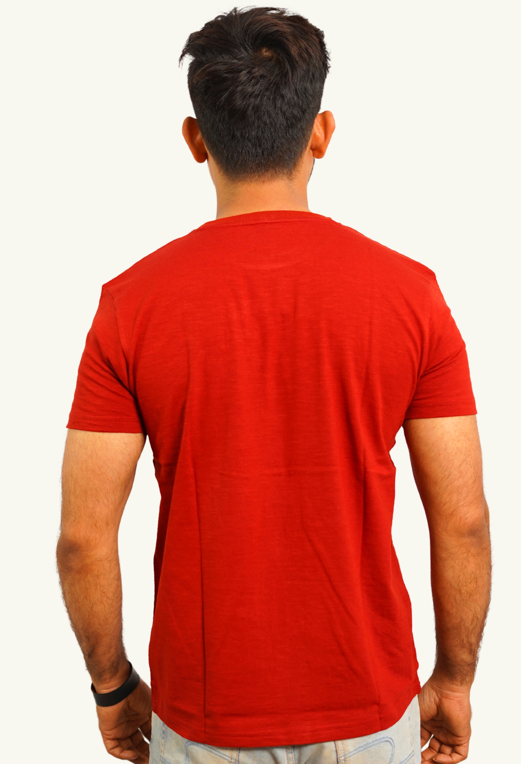 JUSTICE LEAGUE RUST ORANGE VINTAGE T-SHIRT