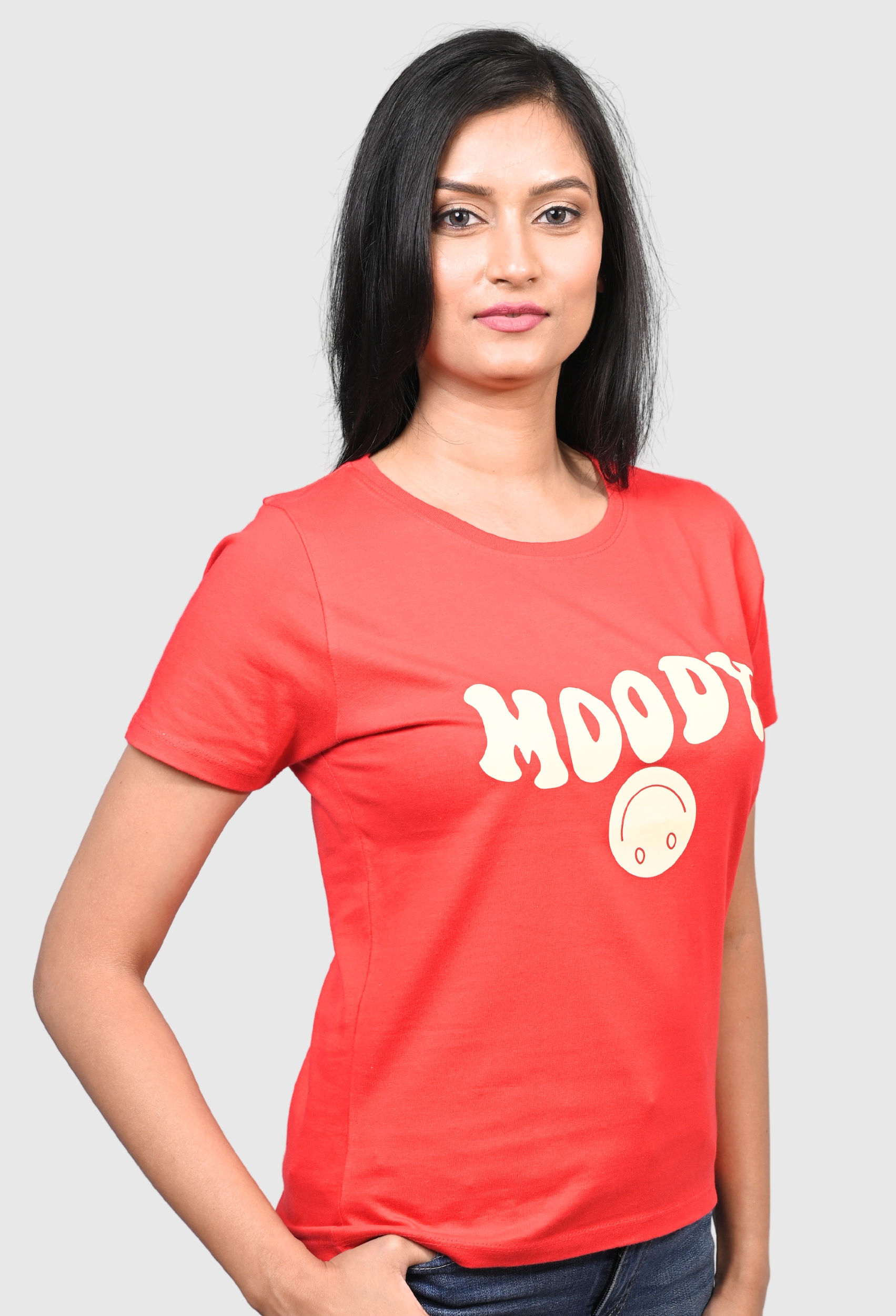 MOODY CHERRY RED CLASSIC T-SHIRT
