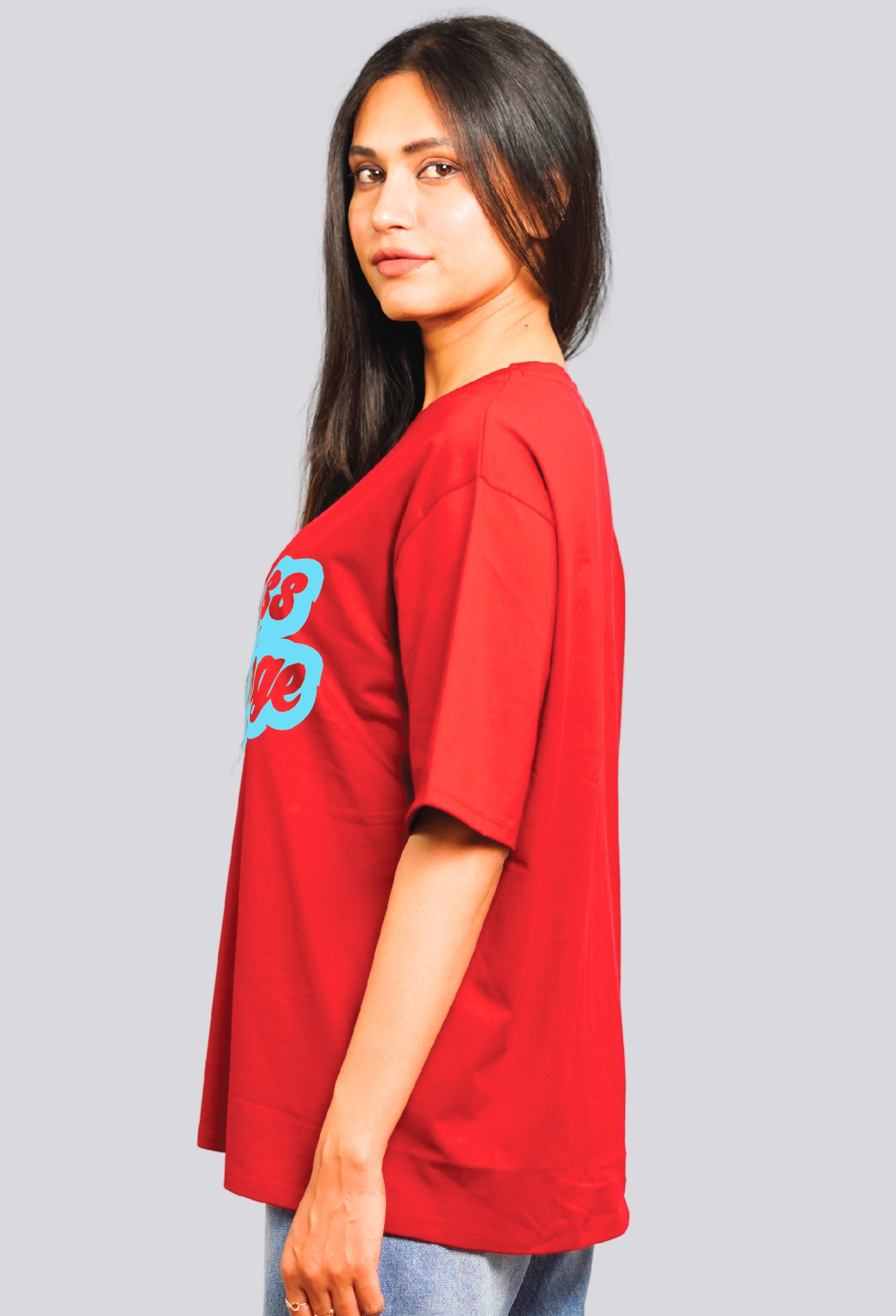 SUCCESS IS THE BEST REVENGE MAROON LOOSE FIT T-SHIRT SUCCESS IS THE BEST REVENGE MAROON LOOSE FIT T-SHIRT