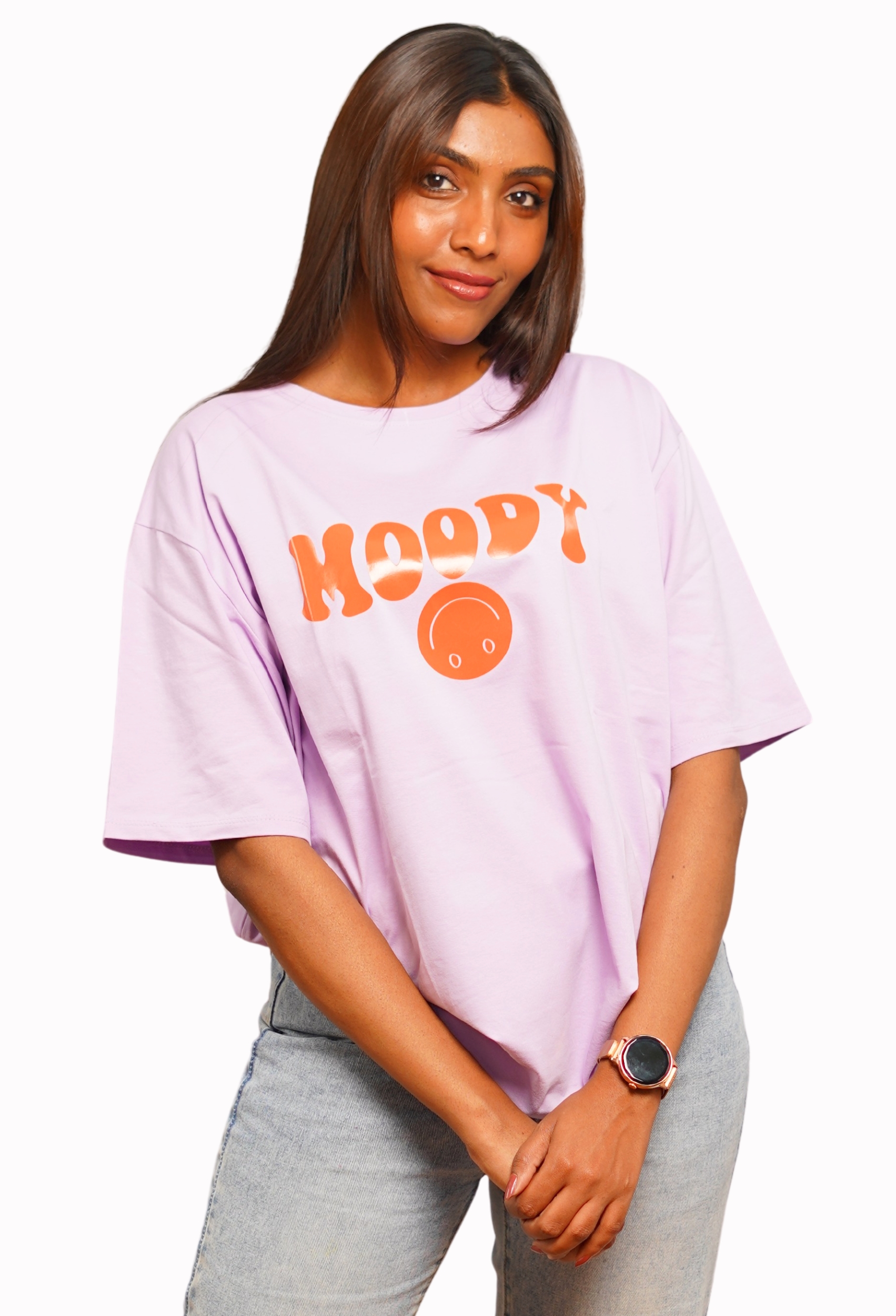 MOODY LILAC LOOSE FIT T-SHIRT MOODY LILAC LOOSE FIT T-SHIRT
