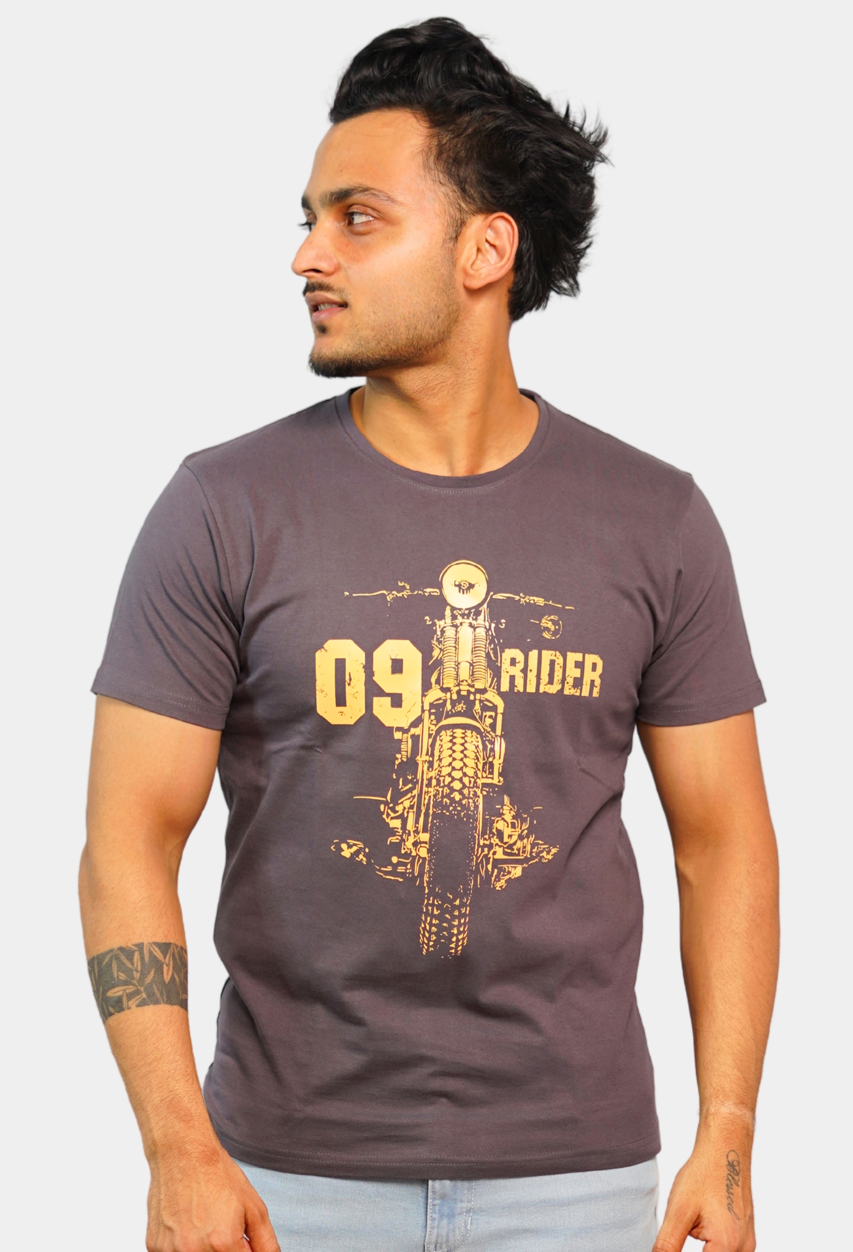RIDER STONE GREY CLASSIC T-SHIRT