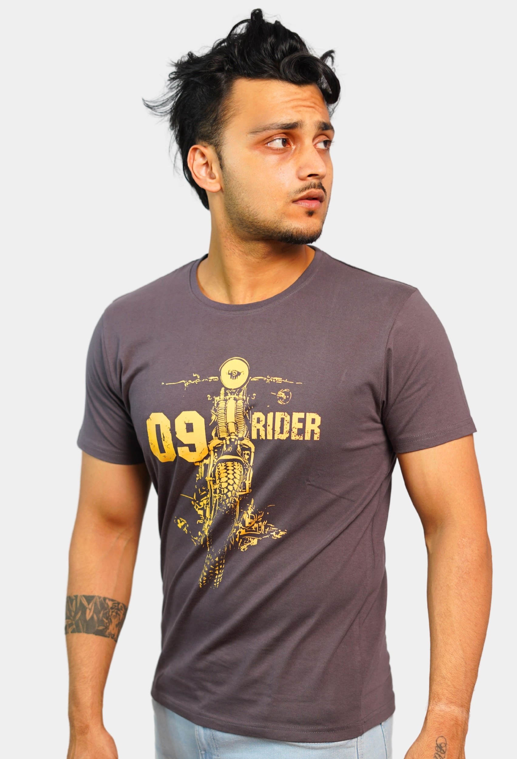 RIDER STONE GREY CLASSIC T-SHIRT