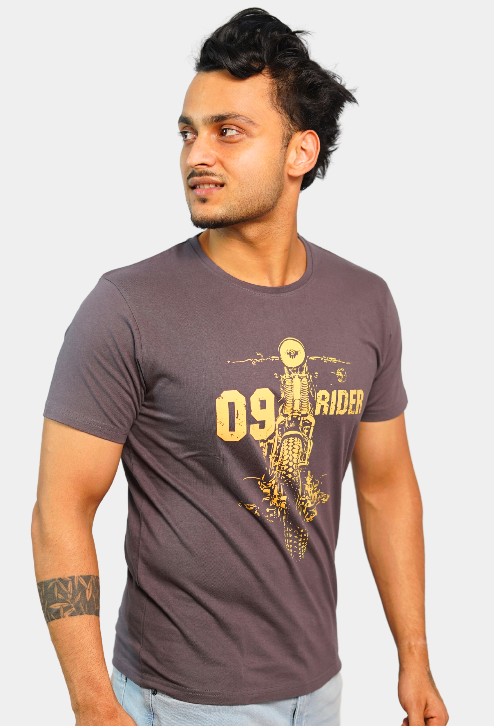 RIDER STONE GREY CLASSIC T-SHIRT