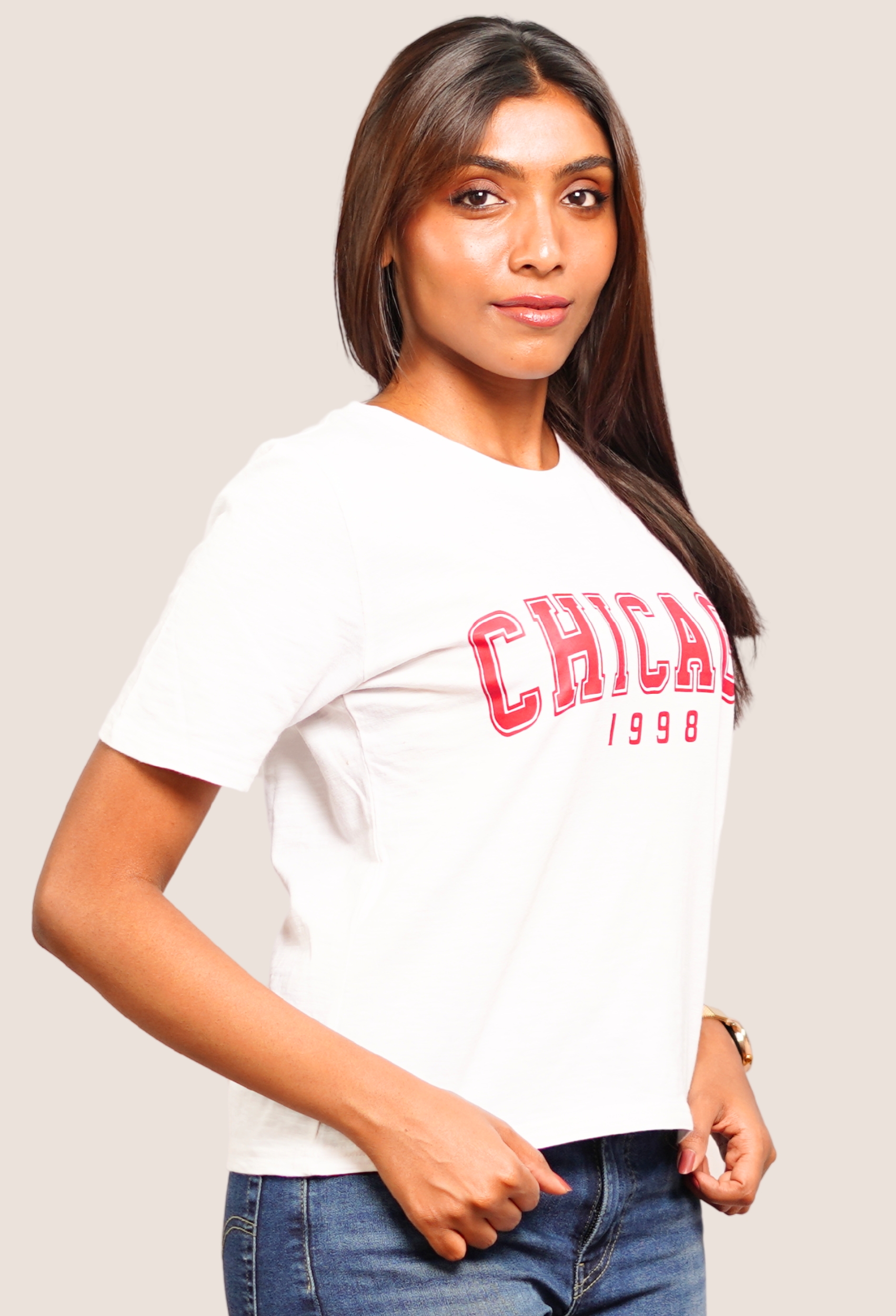 CHICAGO 1998 SNOW WHITE VINTAGE T-SHIRT