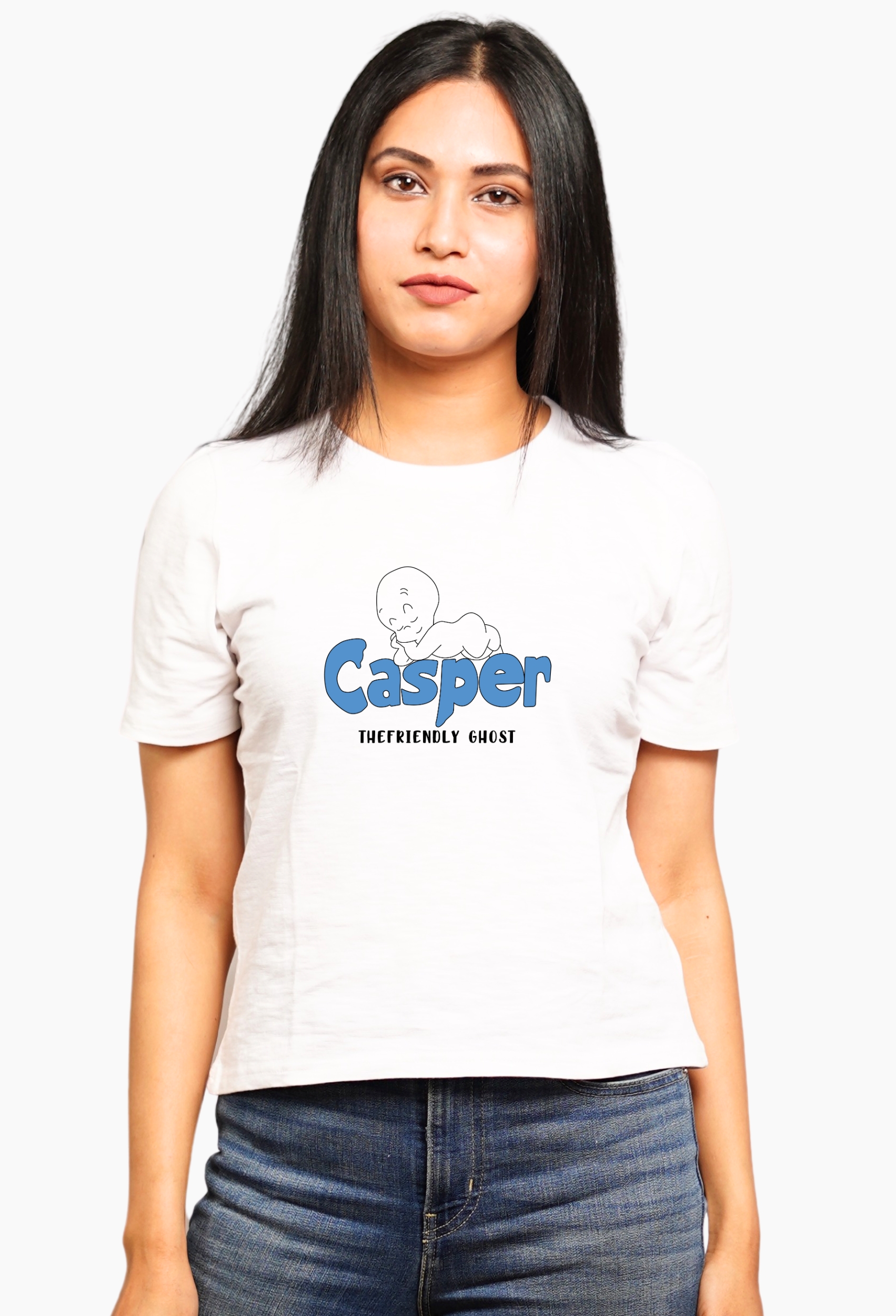 CASPER SNOW WHITE VINTAGE T-SHIRT FEMALE