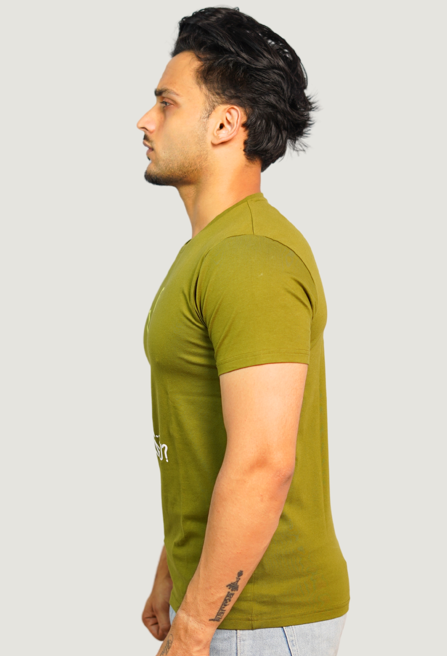 TOH MAI NACHU OLIVE GREEN  ELITE T-SHIRT