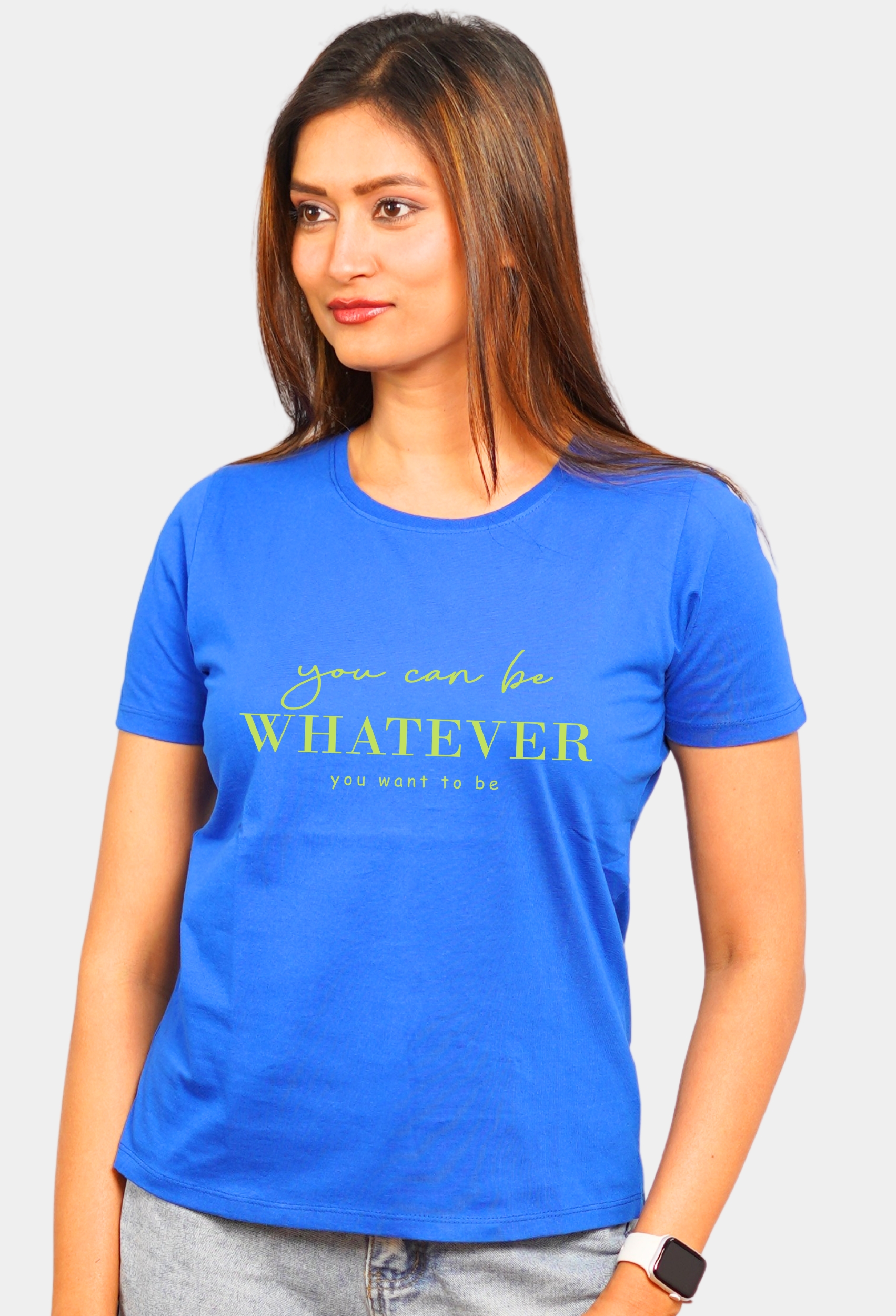 WHATEVER ROYAL BLUE CLASSIC T-SHIRT