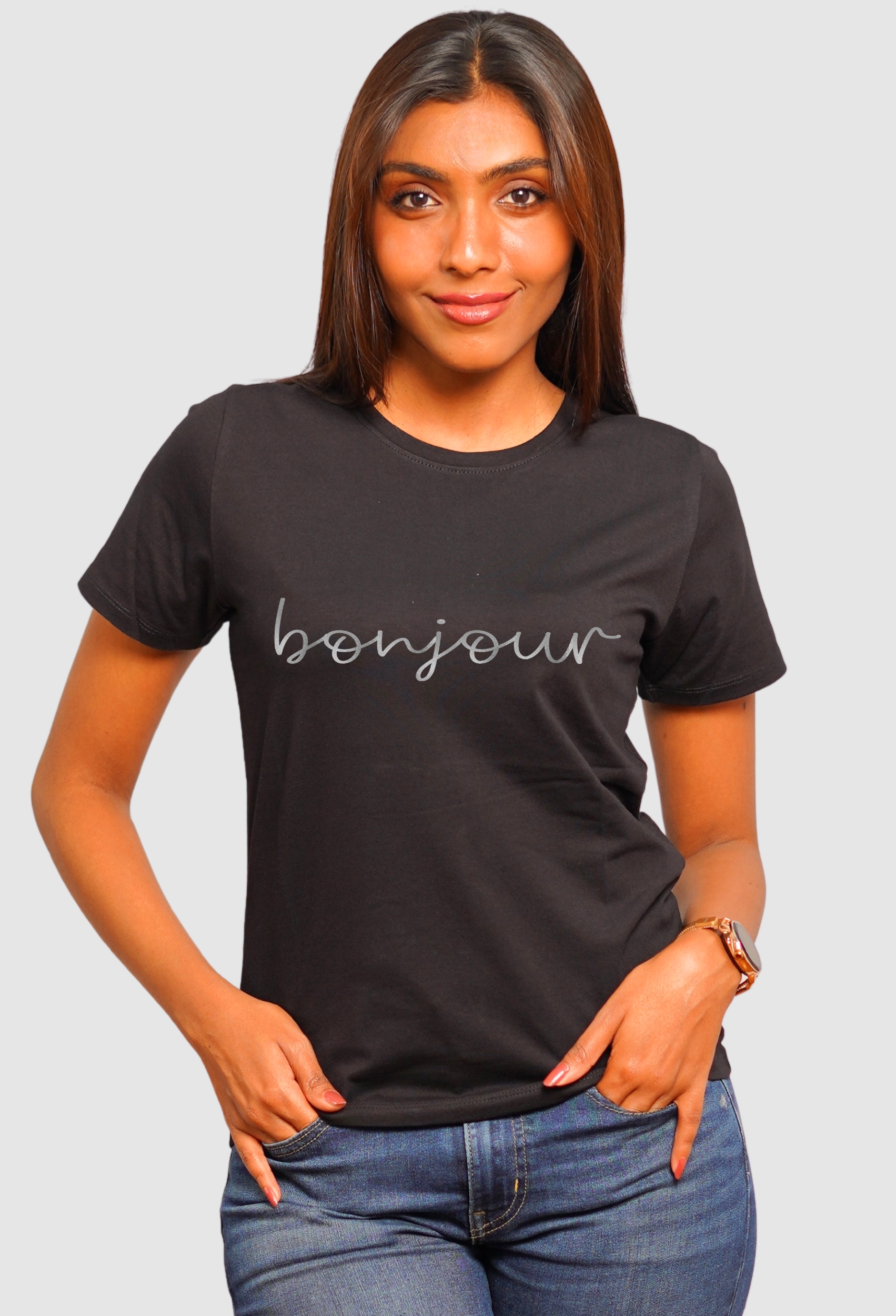 BONJOUR PURE BLACK ELITE T-SHIRT