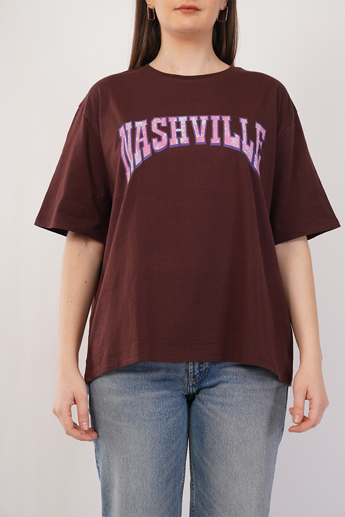 TrendyBrown Women's Loose Fit T-Shirt – Single Jersey 180 GSM | S, M, L