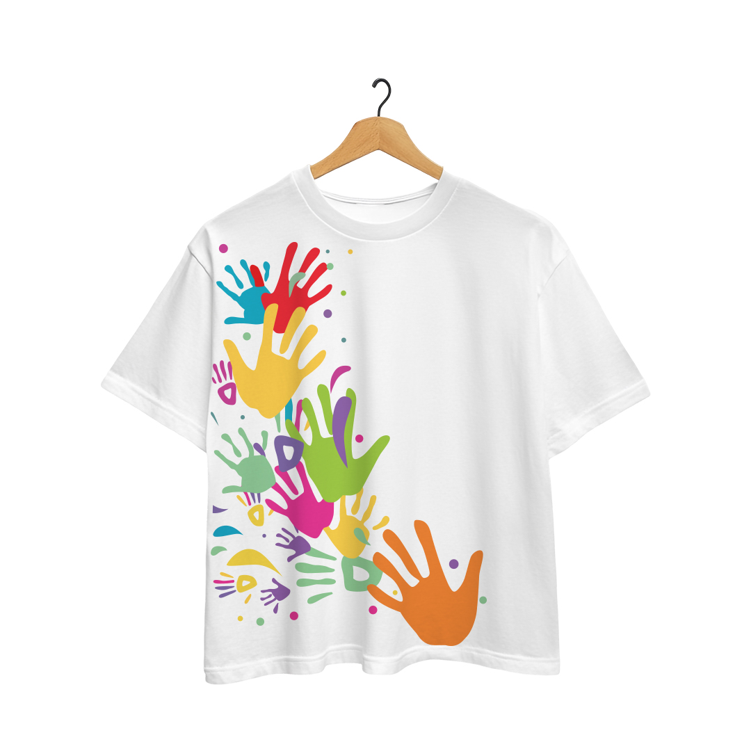 Holi T-Shirt Slub 180 GSM – White | Holi Hands | Shop Now Holi T-Shirt Slub 180 GSM – White | Holi Hands | Shop Now