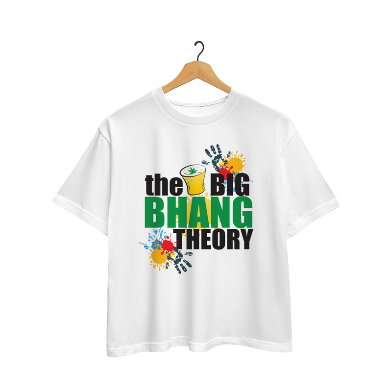 Holi T-Shirt Slub 180 GSM – White | The Big Bang Theory Print | Shop Now Holi T-Shirt Slub 180 GSM – White | The Big Bang Theory Print | Shop Now