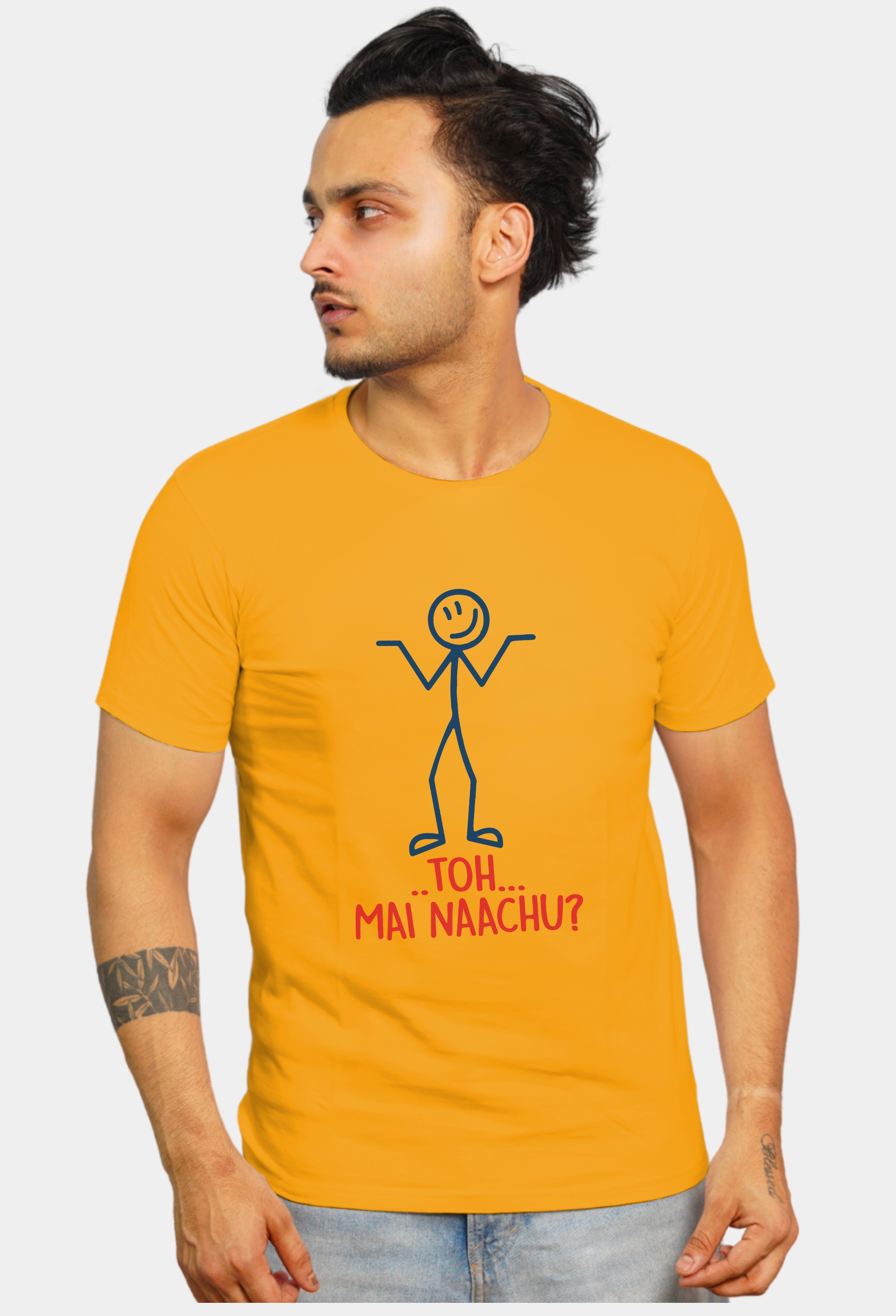 TOH MAI NACHU MUSTARD YELLOW ELITE T-SHIRT