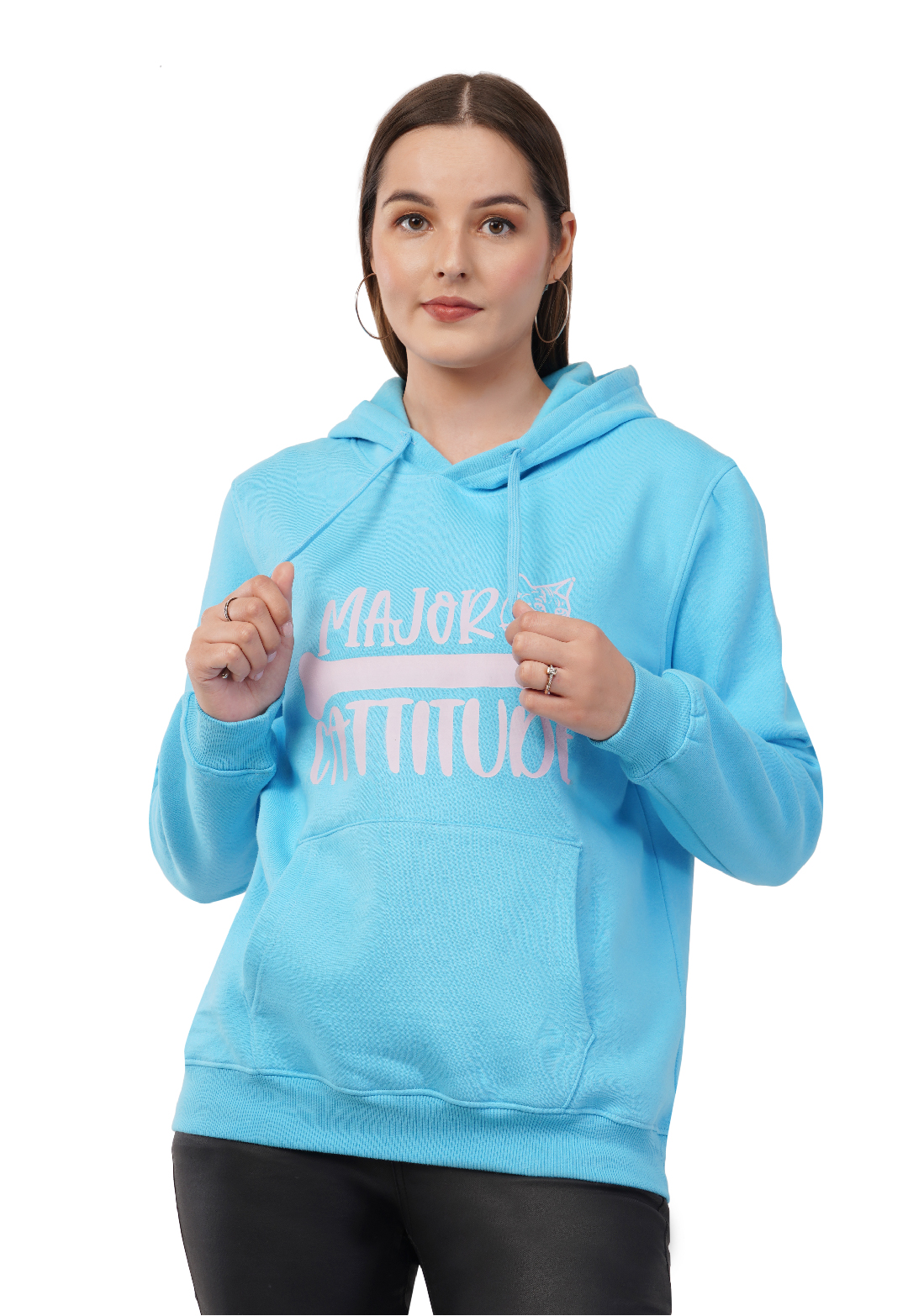 HOODED SWEATSHIRT BLUE