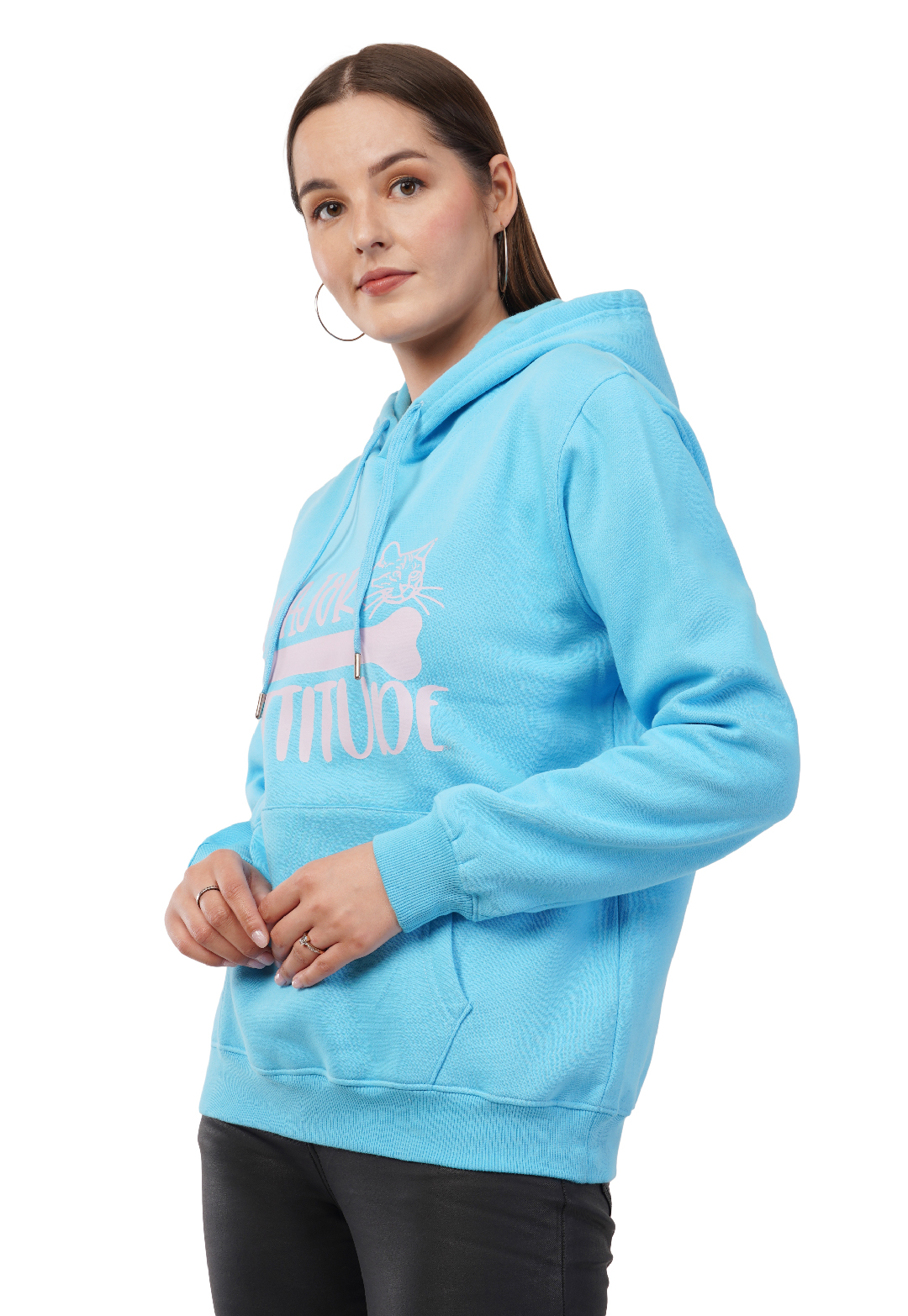 HOODED SWEATSHIRT BLUE