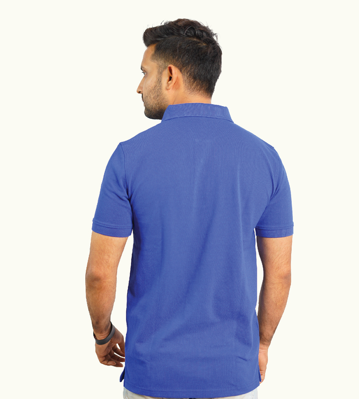 ROYAL BLUE POLO T-SHIRT