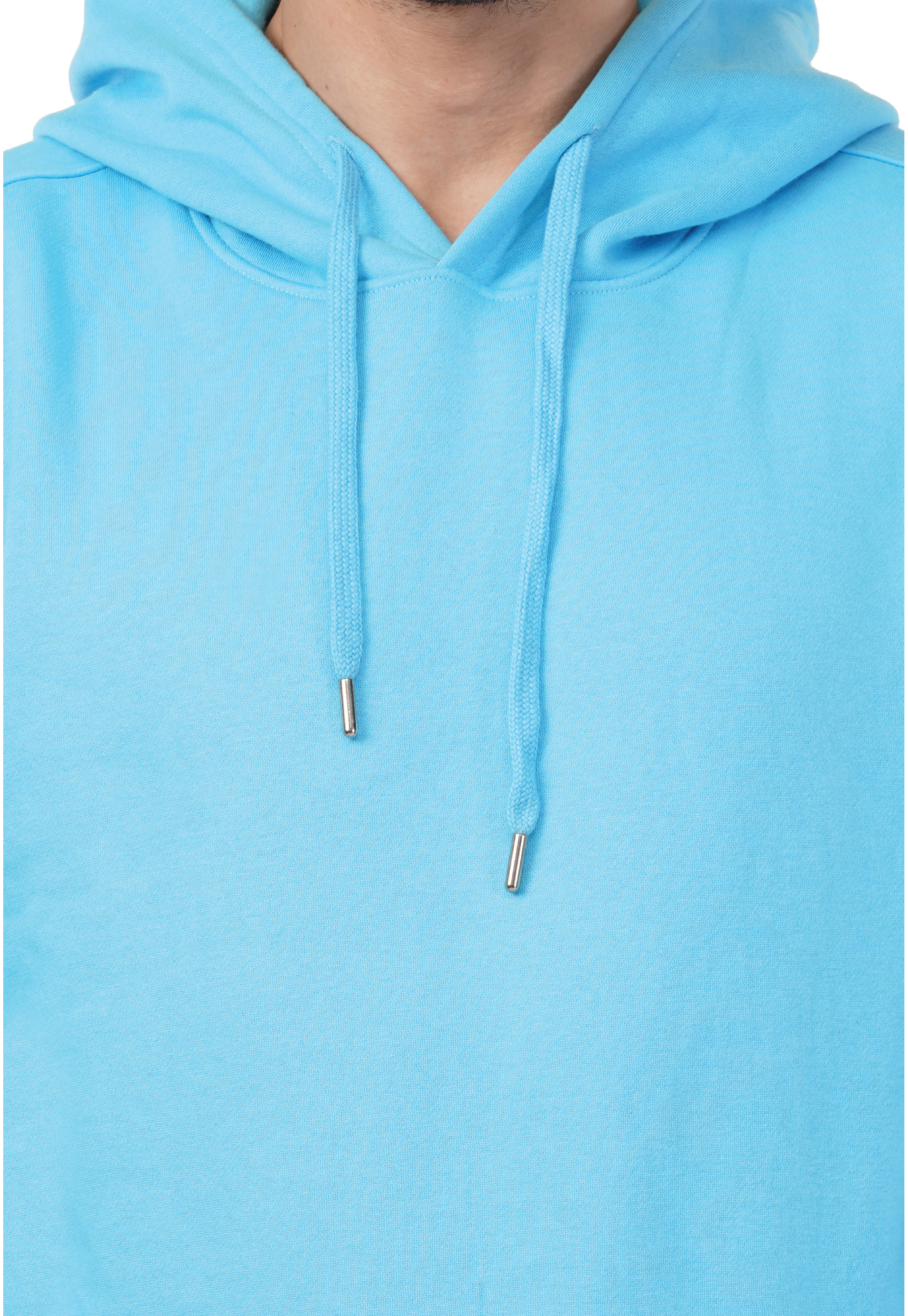MALE HOODED SWEATSHIRT BLUE