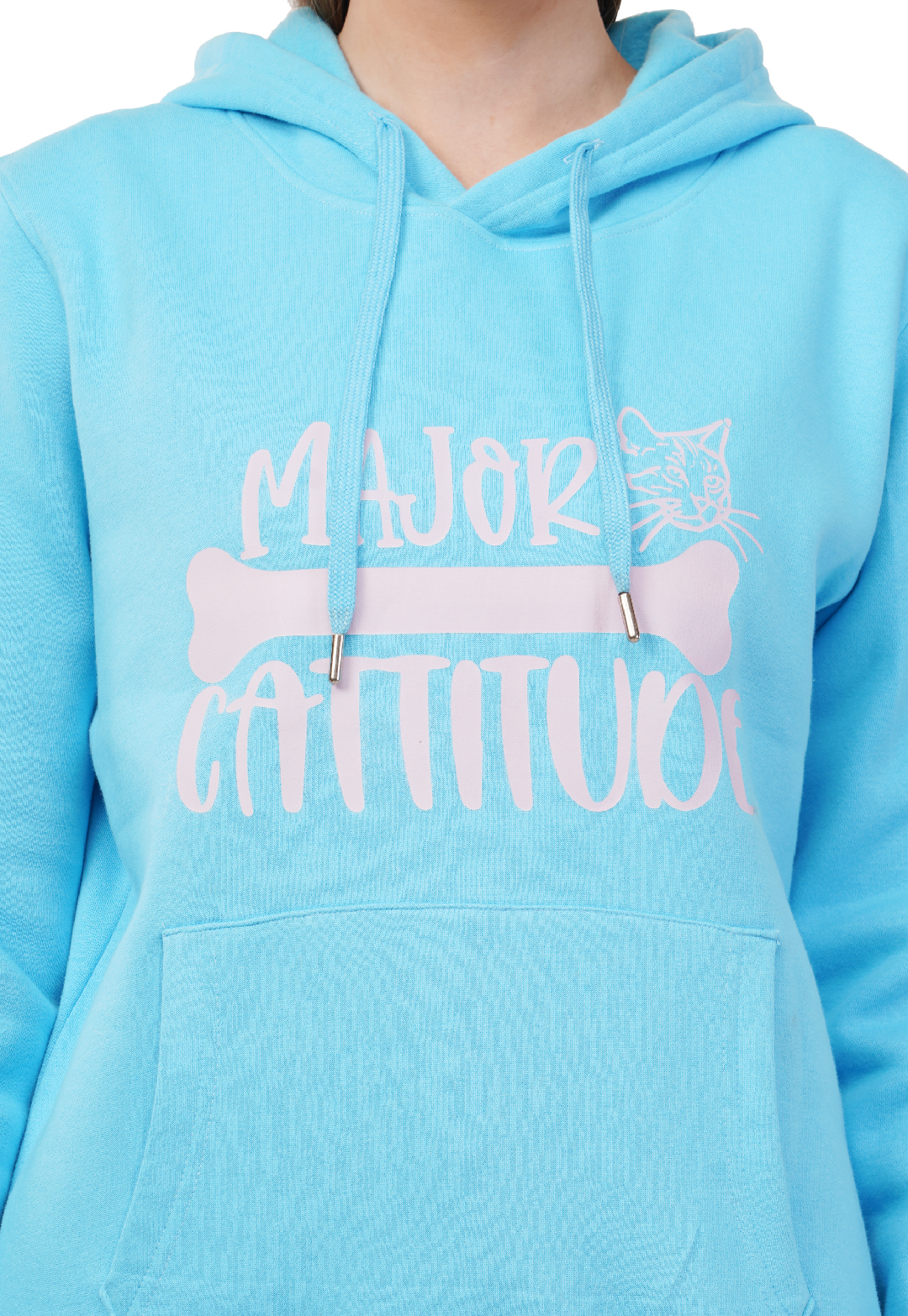 HOODED SWEATSHIRT BLUE