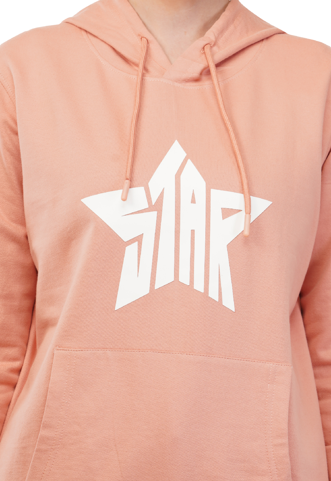 pink star hoodie