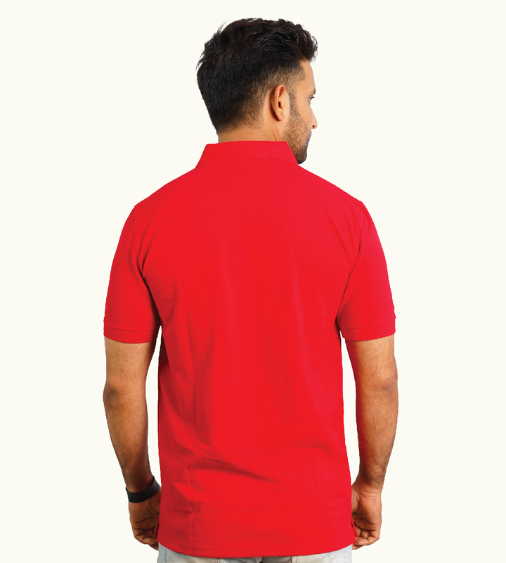 RED POLO T-SHIRT