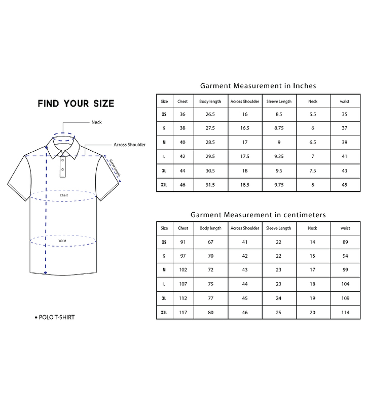 ROYAL BLUE POLO T-SHIRT