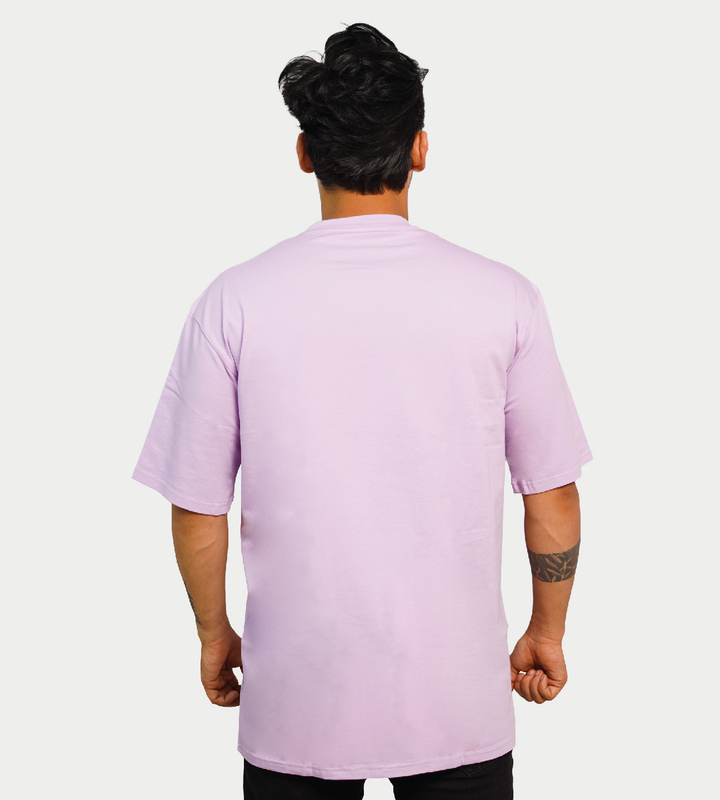 MALE LOOSE FIT T-SHIRT LILAC COLOR
