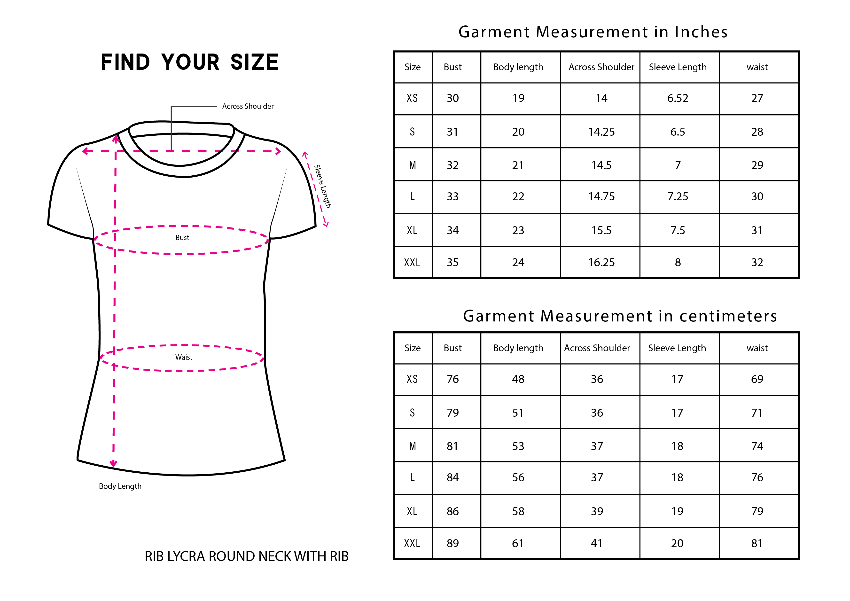 PINK RIBBED T-SHIRT PINK RIBBED T-SHIRT